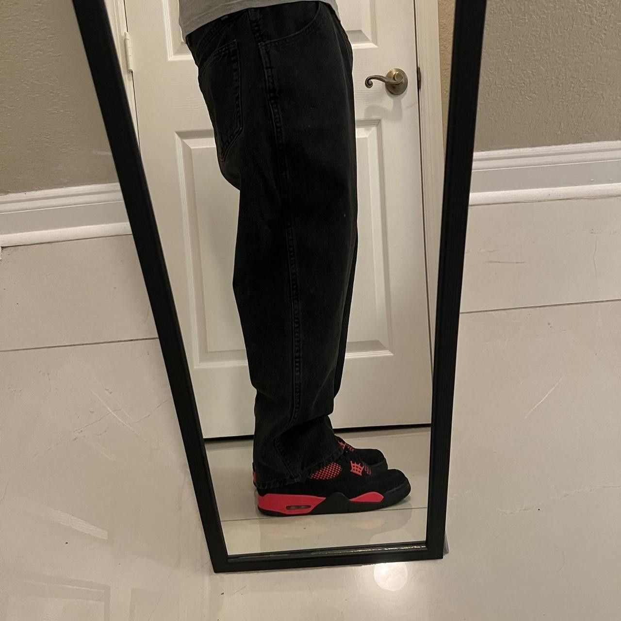 Vintage Vintage 2000s/Y2K Essential Fitted Grunge Black Denim Jeans! Size US 40 / EU 56 - 2 Thumbnail