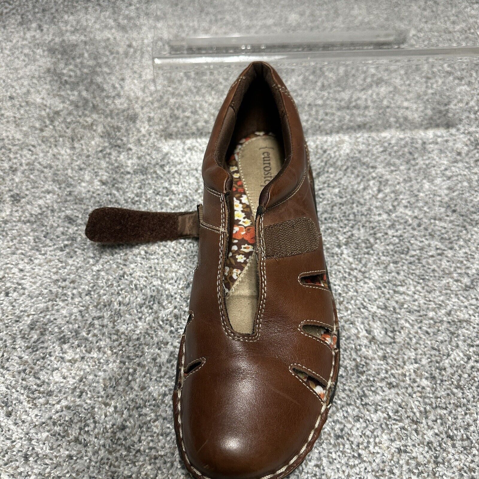 Other Eurostep Leather Shoes Womens 9.5 Cutout Chunky Vintage 90s Size US 9.5 / IT 39.5 - 13 Thumbnail