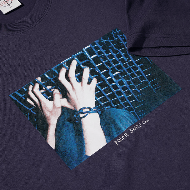 Polar Skate Co. POLAR SKATE CO Caged Hands Tee XXL Size US XXL / EU 58 / 5 - 2 Thumbnail