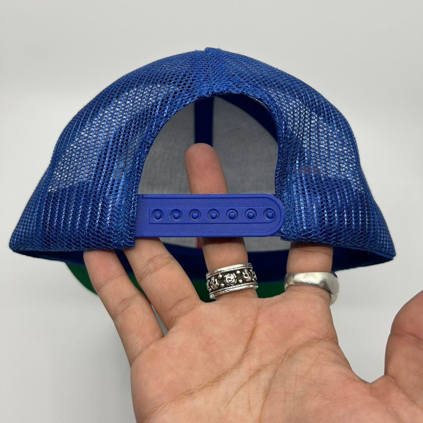 MLB VTG Blue and red Texas Rangers snapback hat Size ONE SIZE - 3 Thumbnail
