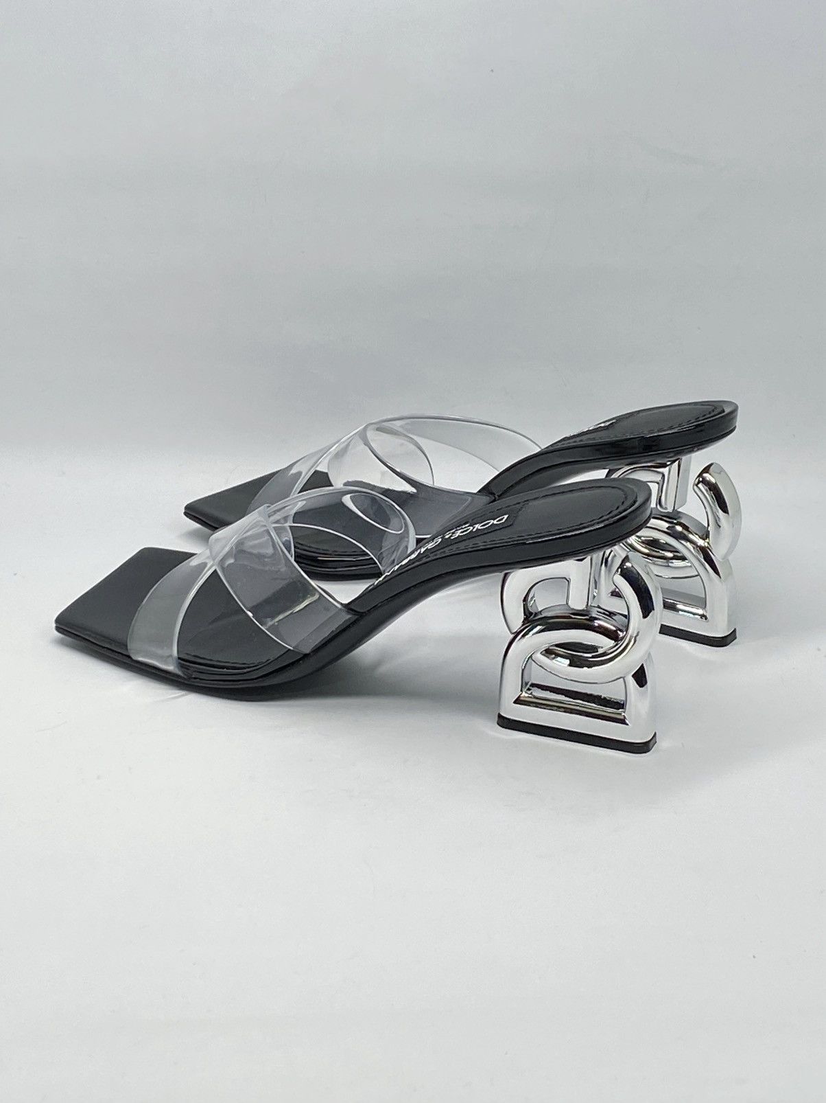 Dolce & Gabbana Dolce&Gabbana DG Heel PVC Mules size 37.5 Size US 7.5 / IT 37.5 - 9 Thumbnail
