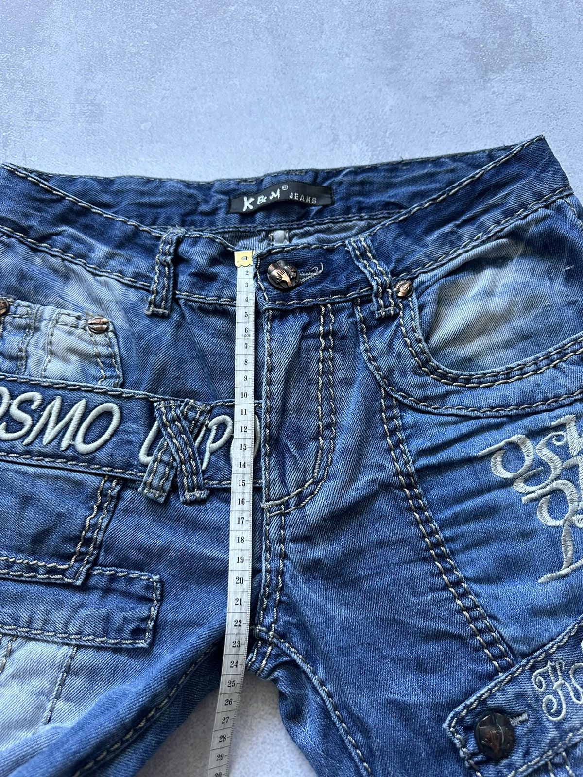 Japanese Brand × Vintage Jeans Kosmo-Lupo Y2K Japanese Style size 29 Vintage Crazy Size US 29 - 13 Thumbnail