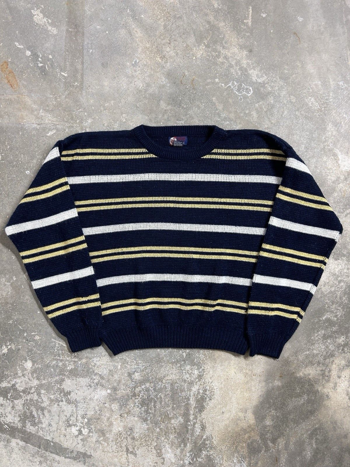 Other Vintage 90’s Trading Company Striped Sweater Acrylic Size L / US 10 / IT 46 - 1 Thumbnail