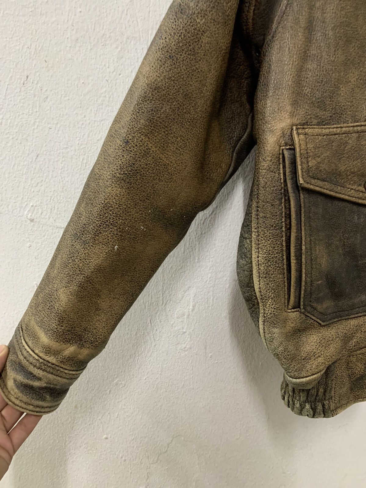 Leather Vintage Flying Leather Jacket Size US M / EU 48-50 / 2 - 3 Thumbnail