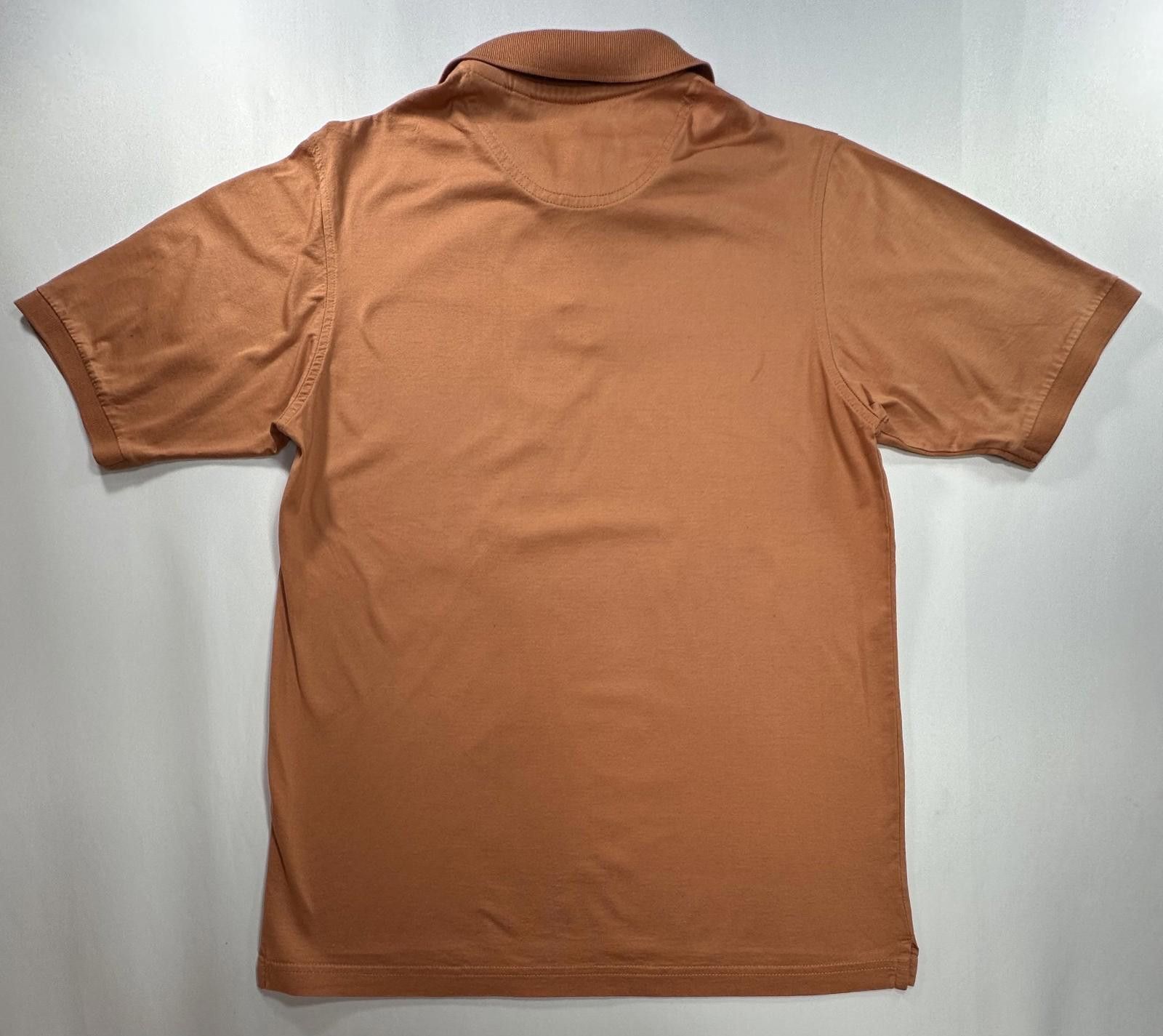 Tricots St. Raphael Tricots St Raphael 1/4 Button Cotton Polo Shirt Orange Men S Size US L / EU 52-54 / 3 - 2 Thumbnail