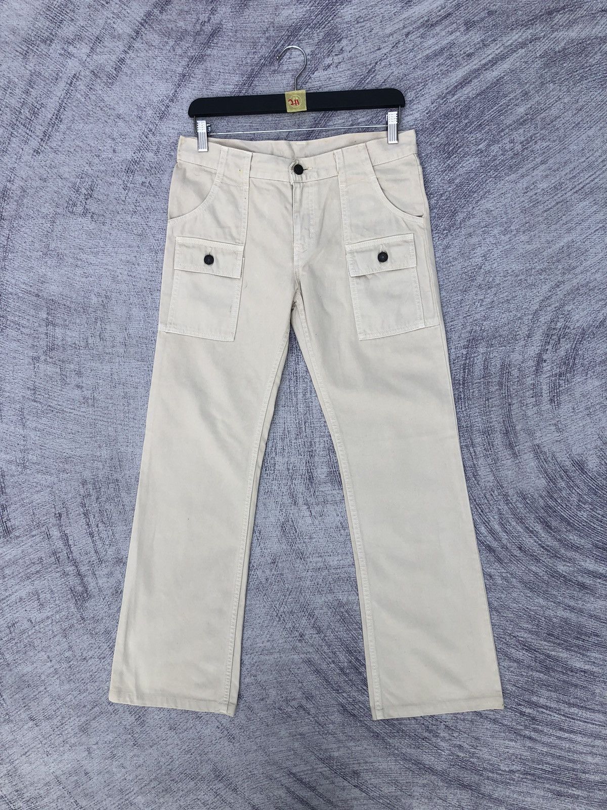 Designer × Seditionaries Vintage Cargo Bush Pocket Tactical Pants Boocut Style Size US 30 / EU 46 - 1 Thumbnail