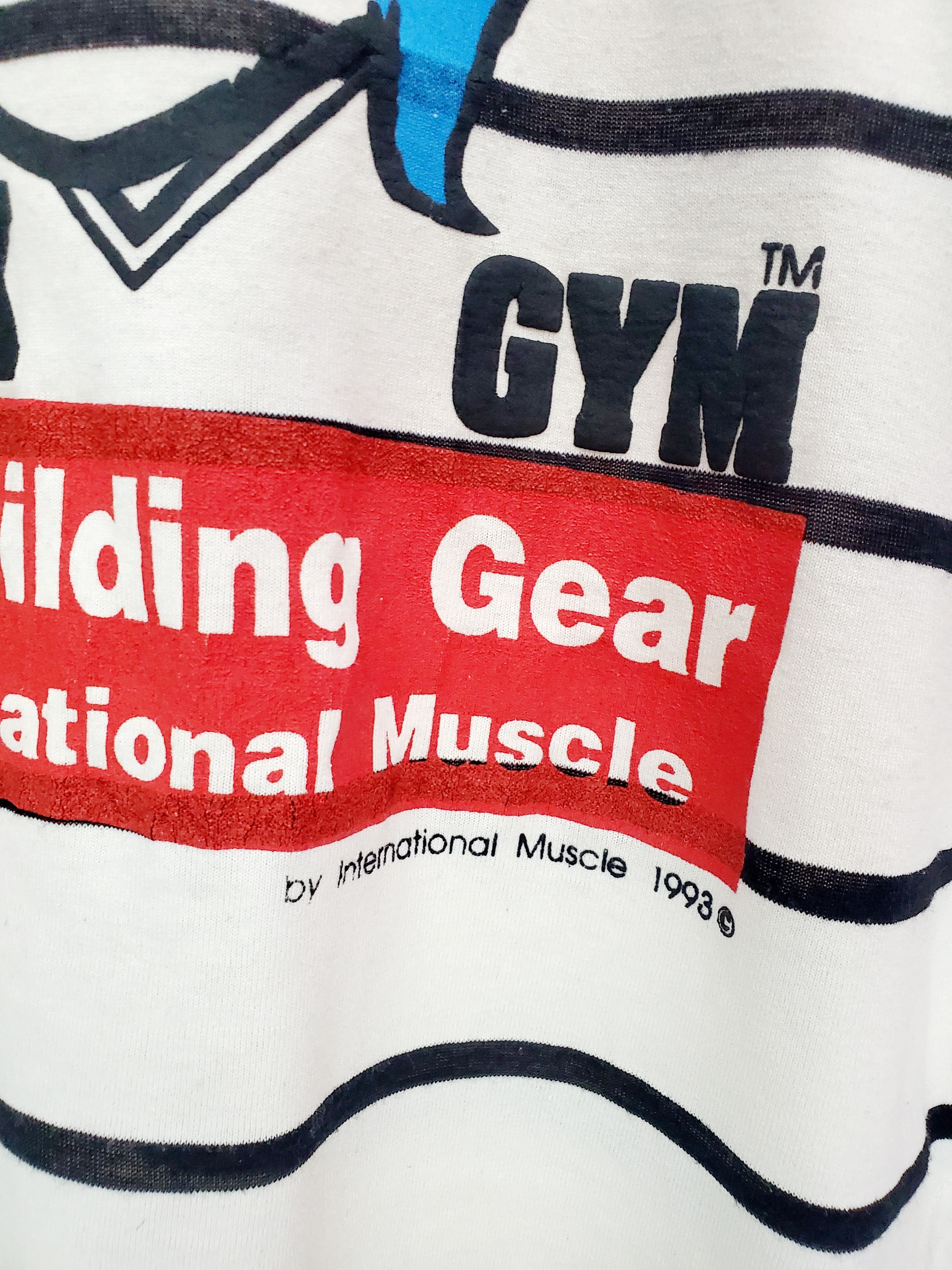 Gymshark × Vintage RARE* VTG 90s Y2K Bodybuilding gear by international muscle Size US L / EU 52-54 / 3 - 3 Thumbnail