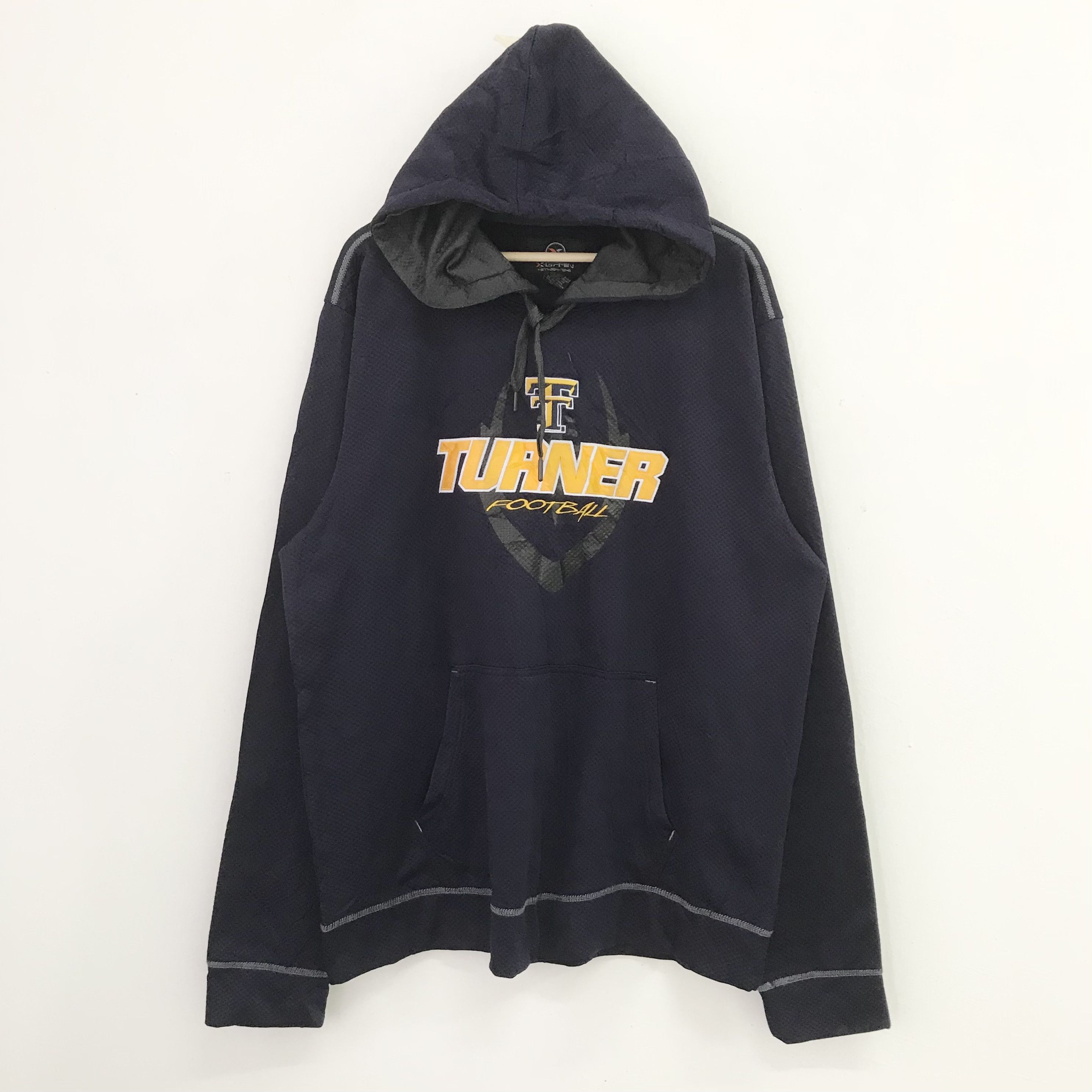 Vintage Vintage Turner Football Blue Sweater - 593 Size US XXL / EU 58 / 5 - 7 Thumbnail