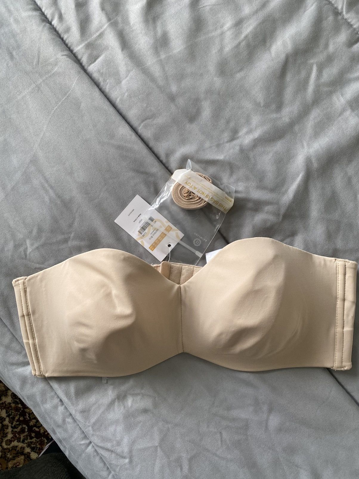 Other DELIMIRA Strapless Bra Unlined Underwire Minimizer 36B NEW Size ONE SIZE - 5 Thumbnail