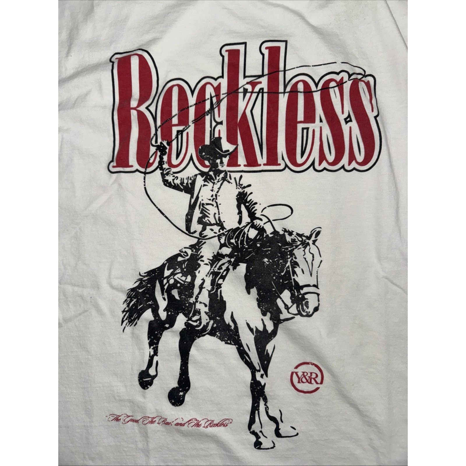 Young And Reckless Young & Reckless Cowboy Graphic T-Shirt White L 20x25 Y&R Size US L / EU 52-54 / 3 - 2 Thumbnail