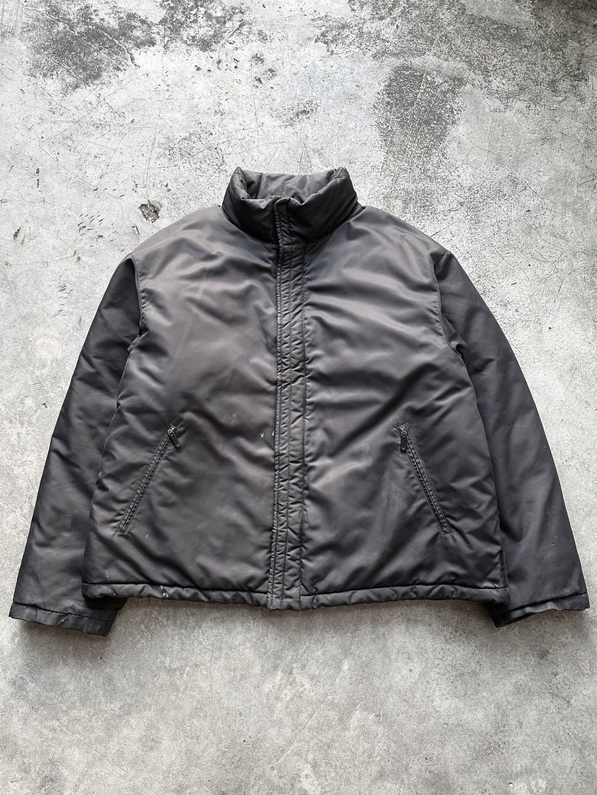 Emporio Armani 90s Nylon Velcro Bomber Jacket Size US M / EU 48-50 / 2 - 4 Thumbnail