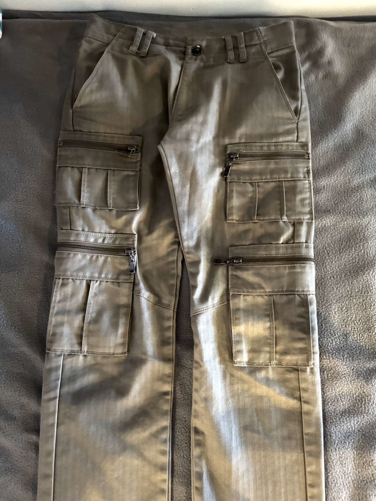 semanticdesign Semantic Design Multi Zipper Slim Pants Size US 30 / EU 46 - 1 Thumbnail