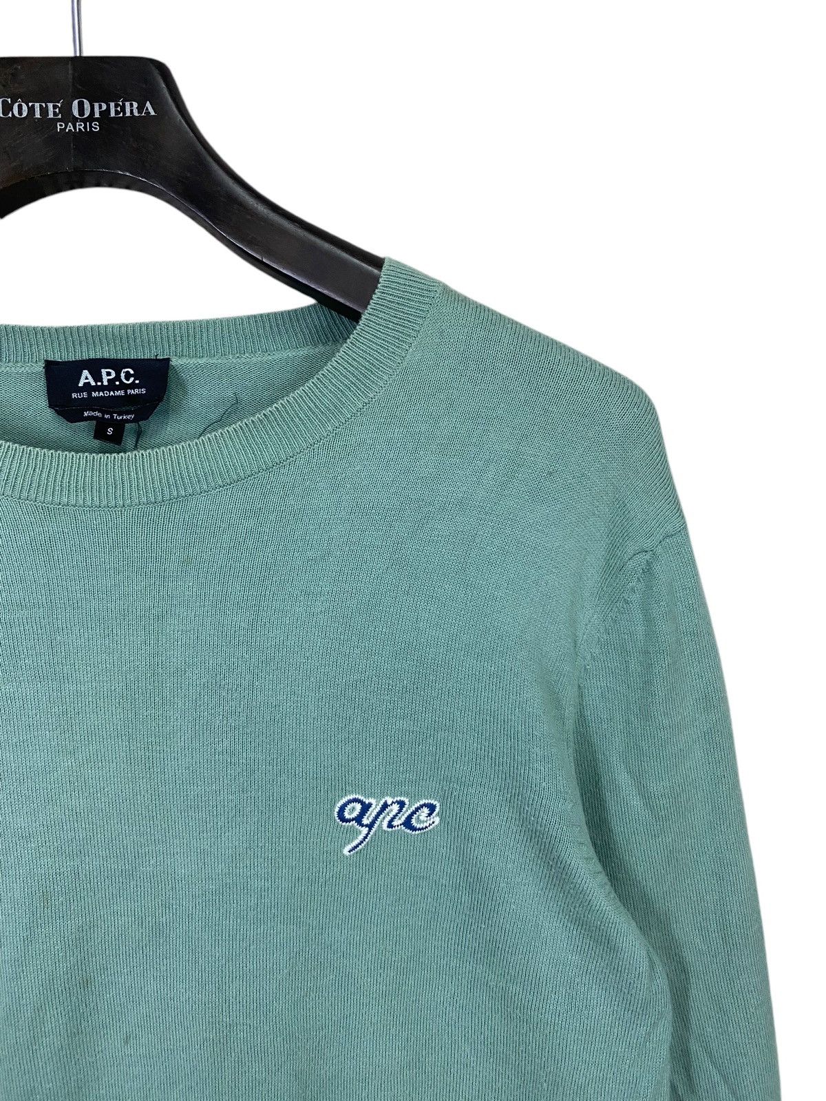 A.P.C. × Designer Apc rue madame paris small logo sweatshirt pullover Size US L / EU 52-54 / 3 - 4 Thumbnail