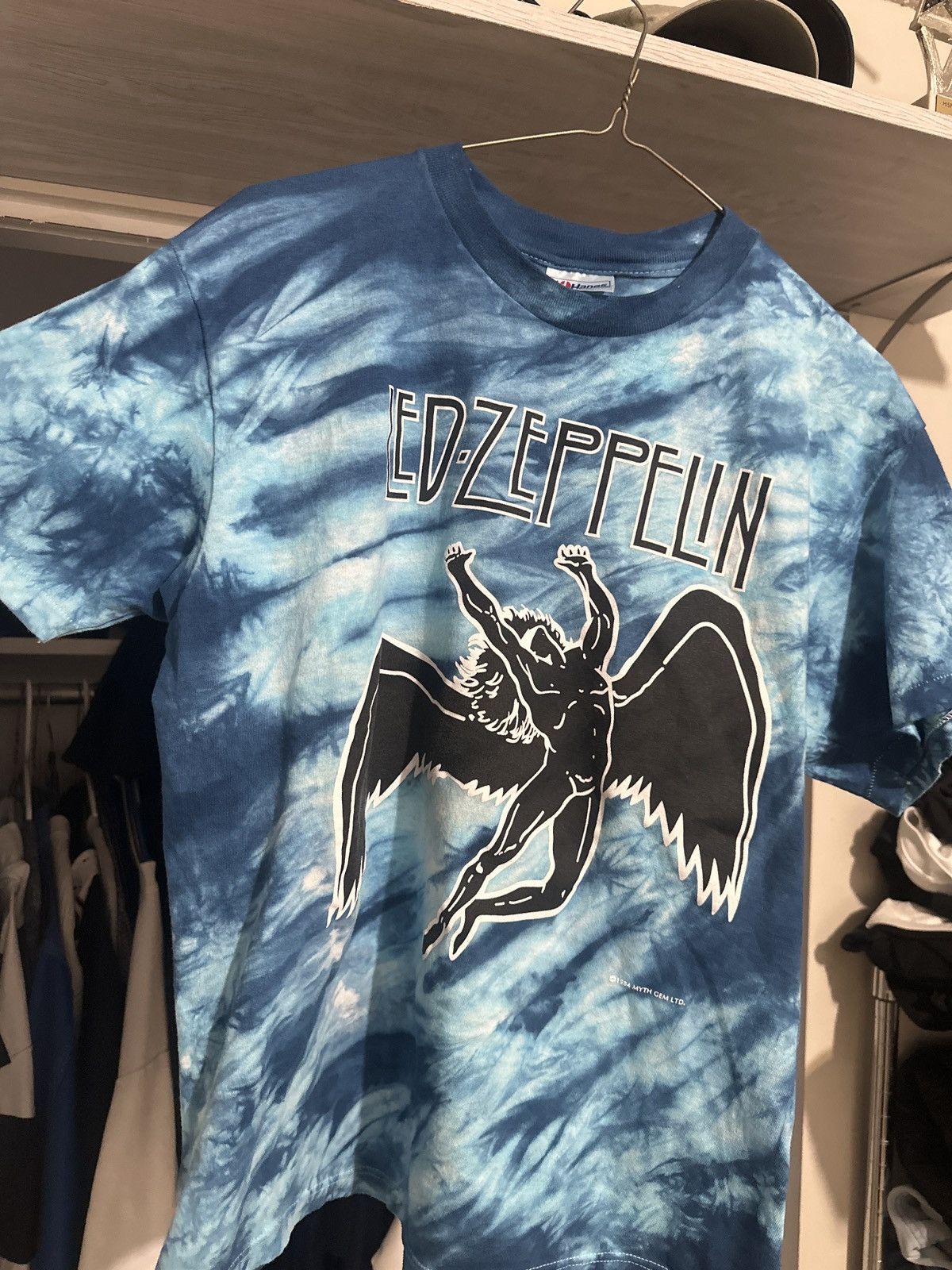 Vintage Vintage Led-Zeppelin 1984 “Tie-Dyed” Size US M / EU 48-50 / 2 - 4 Thumbnail