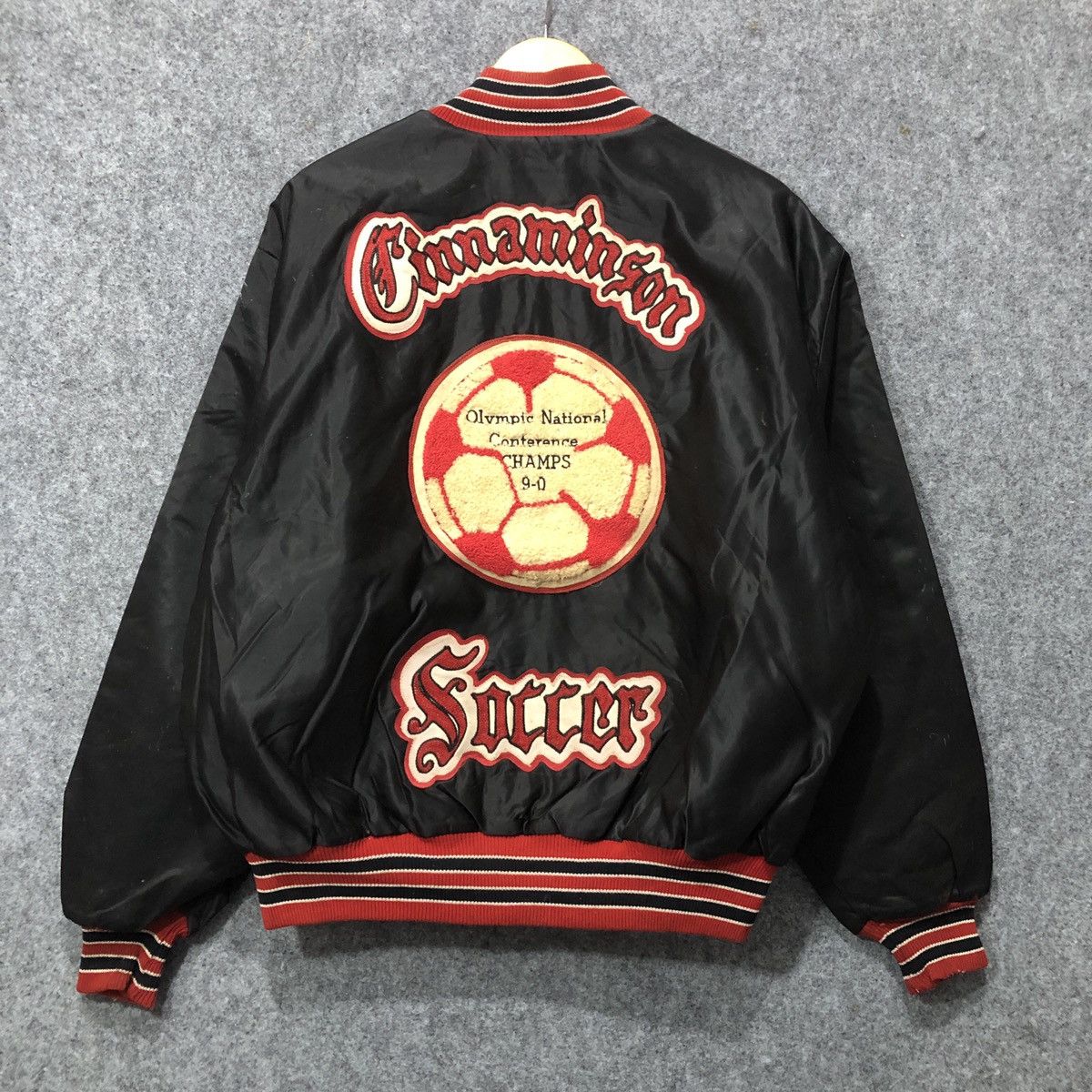 Vintage Vintage Cinnaminson Soccer Varsity Jacket Size US XL / EU 56 / 4 - 1 Thumbnail