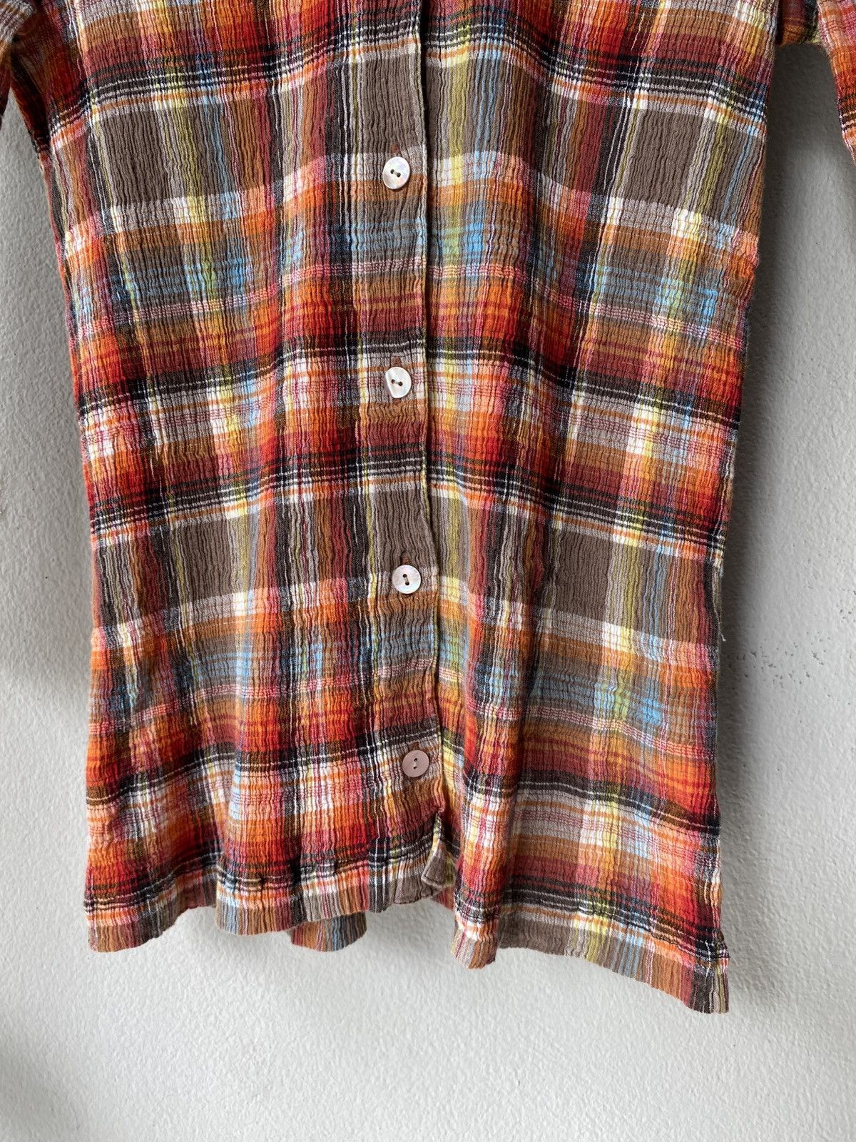 Tsumori Chisato TSUMORI CHISATO Vibrant Orange Statement Shirt. Size XS / US 0-2 / IT 36-38 - 4 Thumbnail