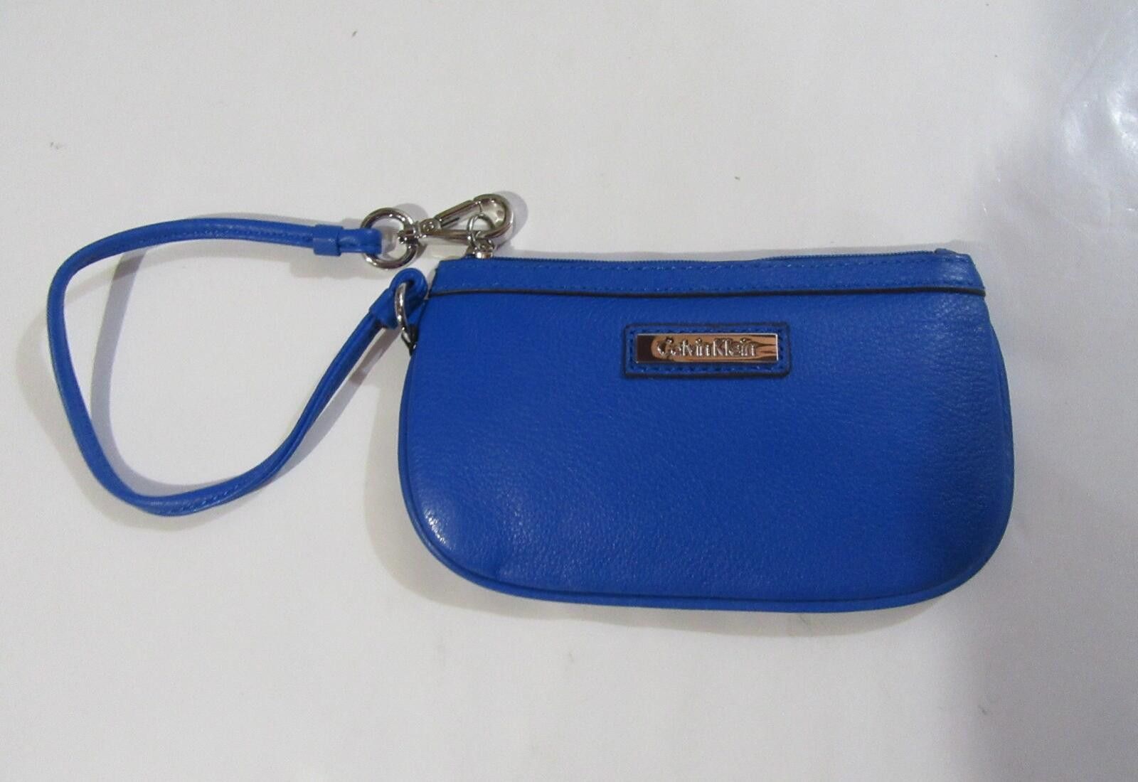 Calvin Klein Calvin Klein Leather Wristlet Wallet Clutch Cornflower NWT Size ONE SIZE - 1 Thumbnail