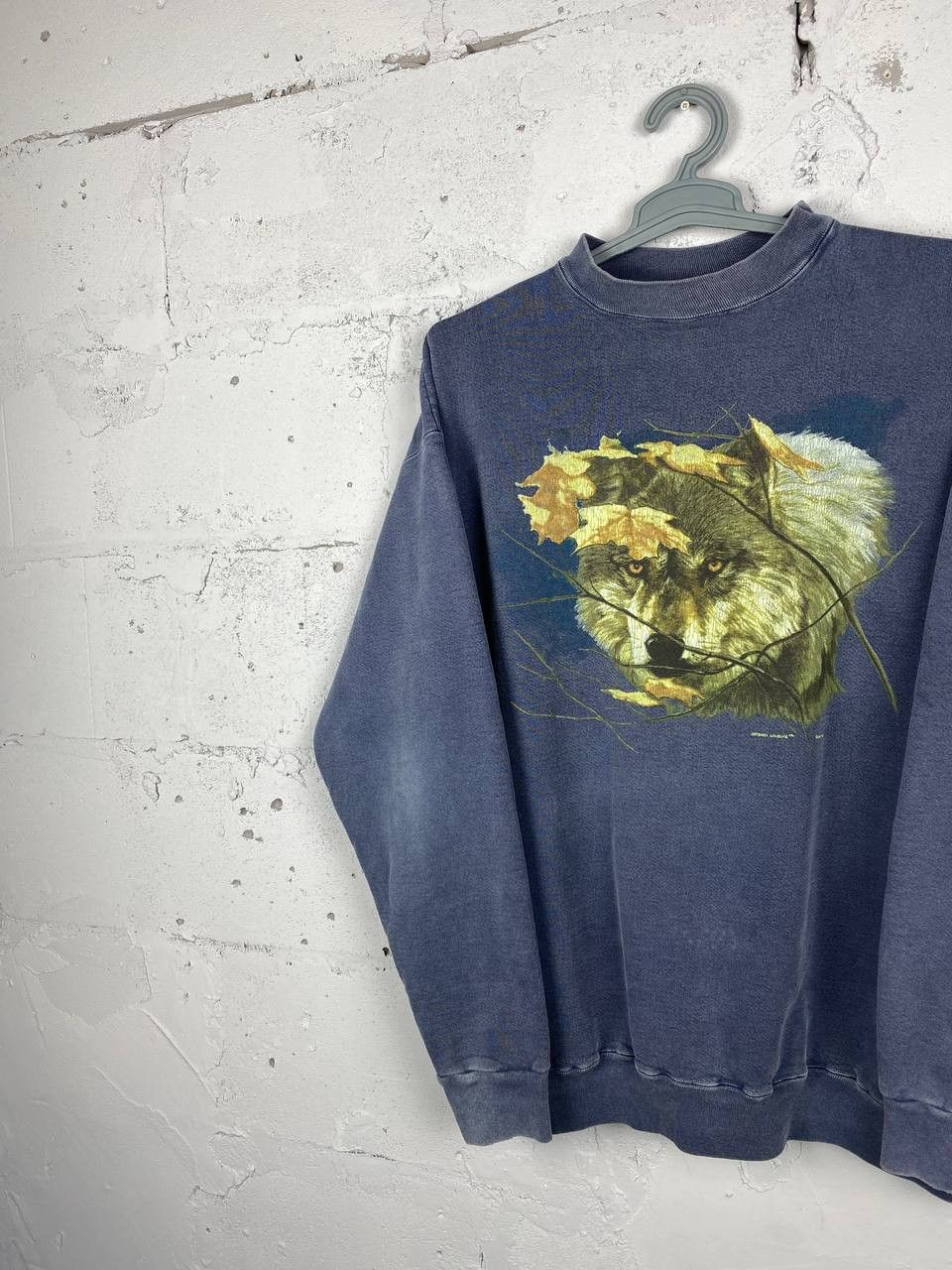 Other Vintage 90s National Wildlife Wolf Pack Nature Sweatshirt Size US L / EU 52-54 / 3 - 2 Thumbnail