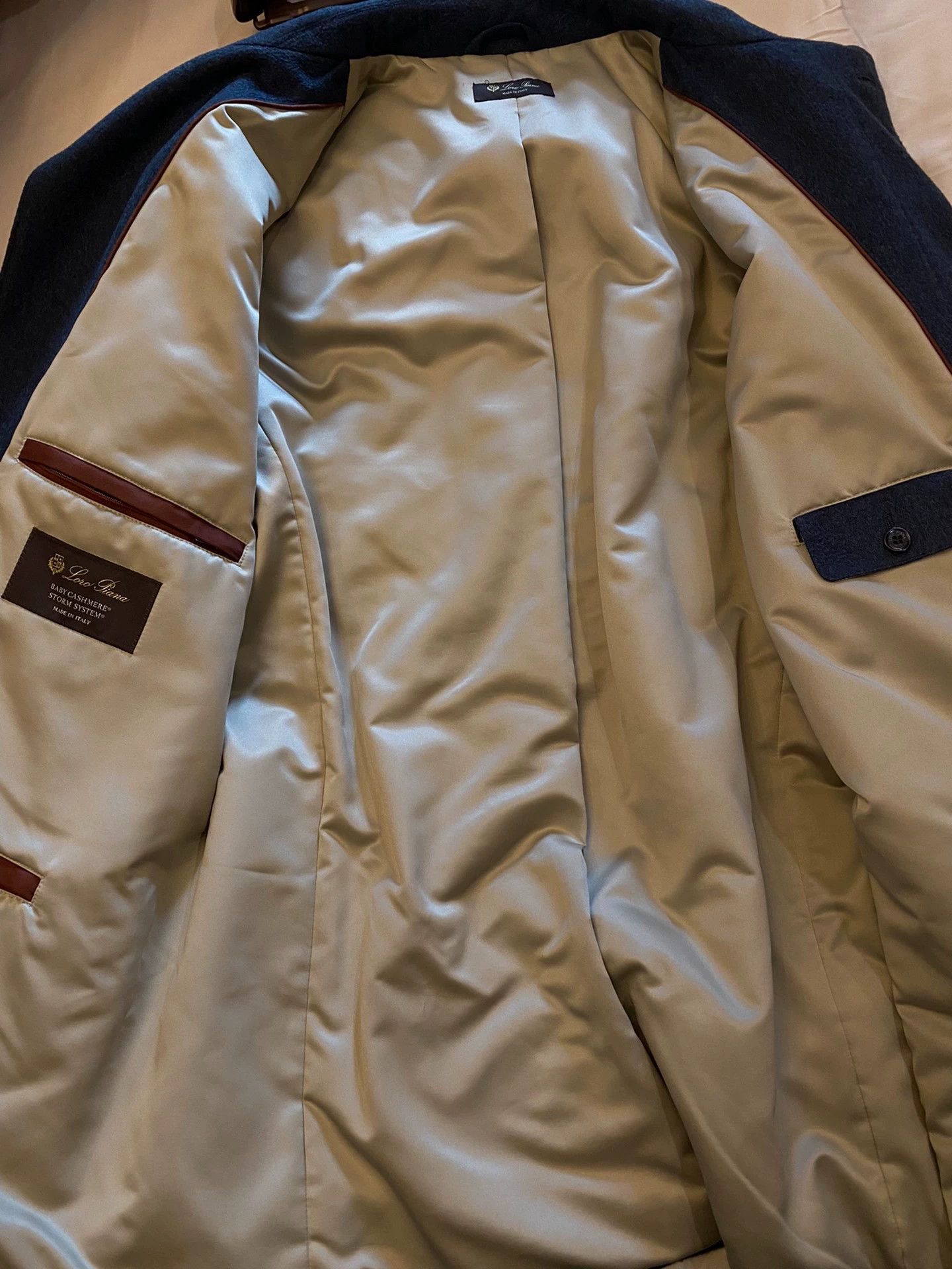 Loro Piana Men's LORO PIANA Baby Cashmere Storm System® Coat Size US L / EU 52-54 / 3 - 5 Thumbnail