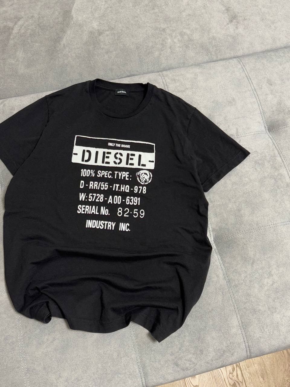 Diesel Vintage Diesel Industry Y2K Big Logo Black T-Shirt Size M Size US M / EU 48-50 / 2 - 3 Thumbnail