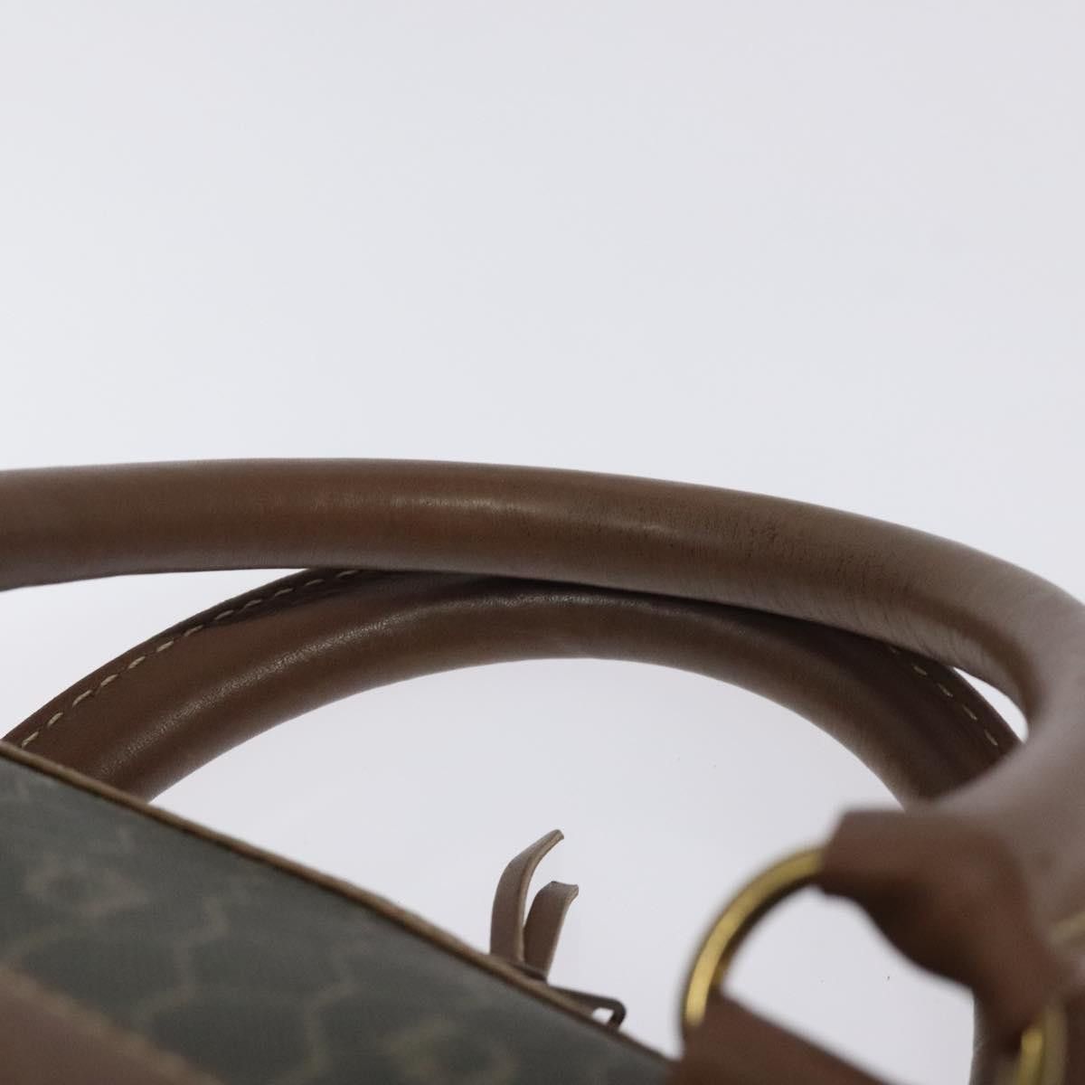 Dior DIOR Honeycomb Canvas Hand Bag Pvc Black Gold Size ONE SIZE - 8 Thumbnail