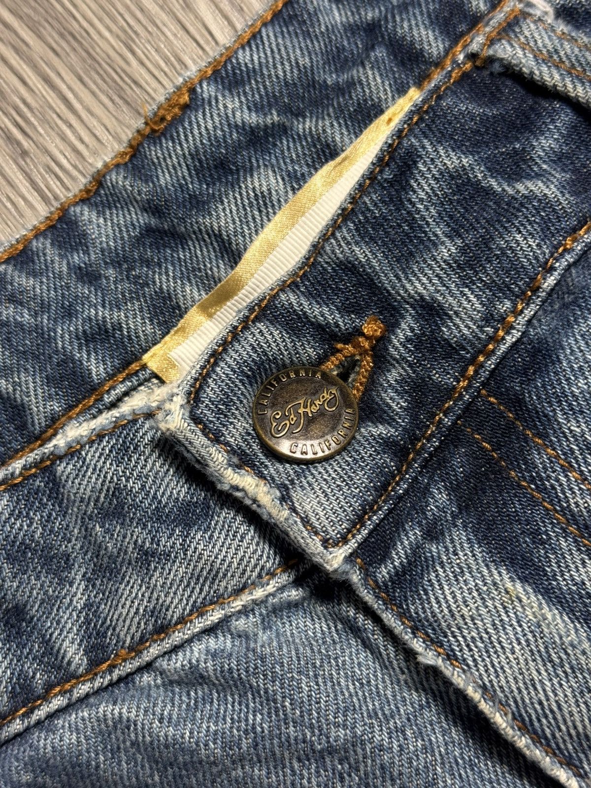 Ed Hardy 💥RARE💥Ed Hardy Vintage Y2K Denim Size US 30 / EU 46 - 13 Thumbnail