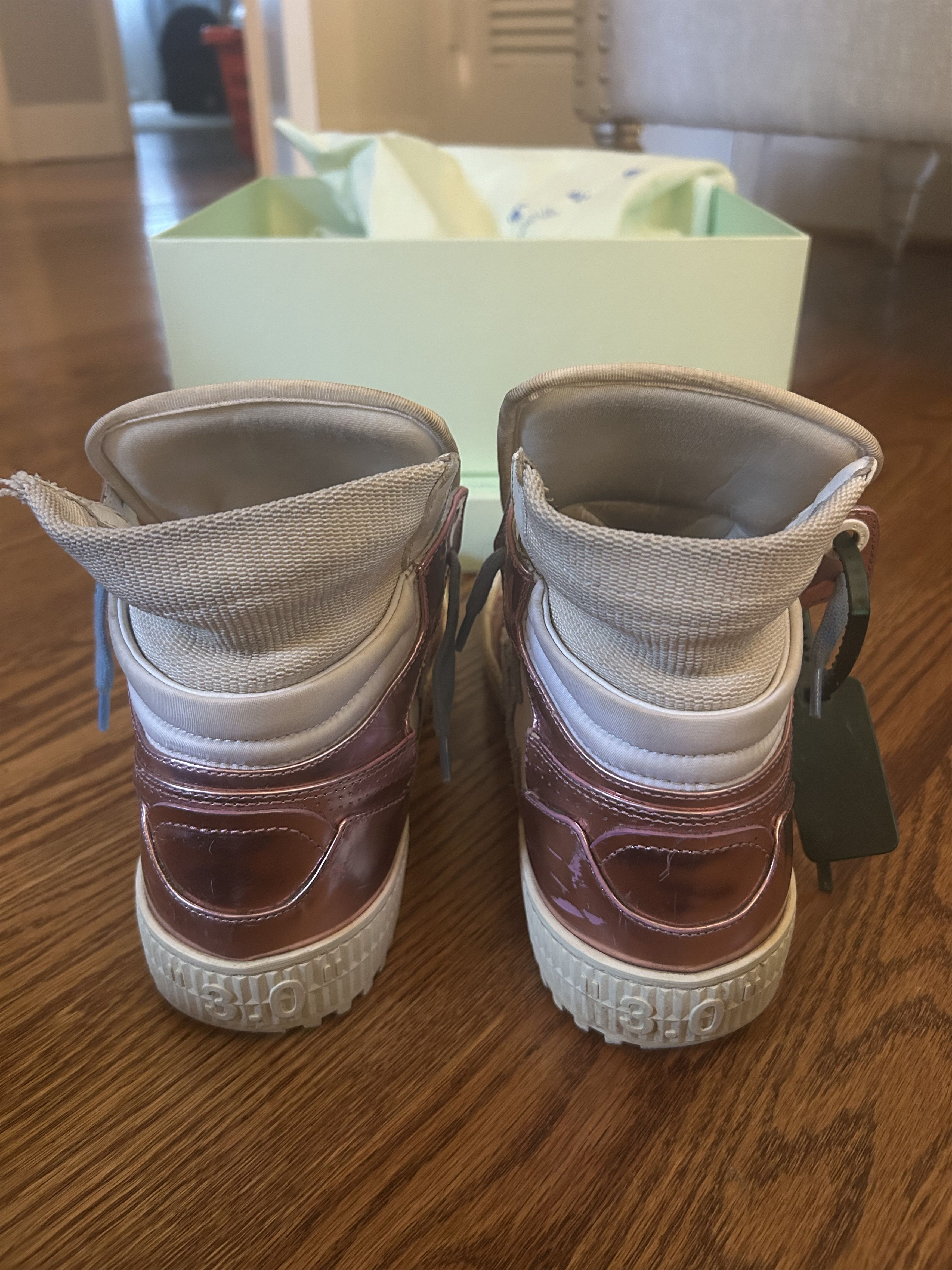 Off-White Off White Pink and Blue High Tops Size US 9 / IT 39 - 3 Thumbnail