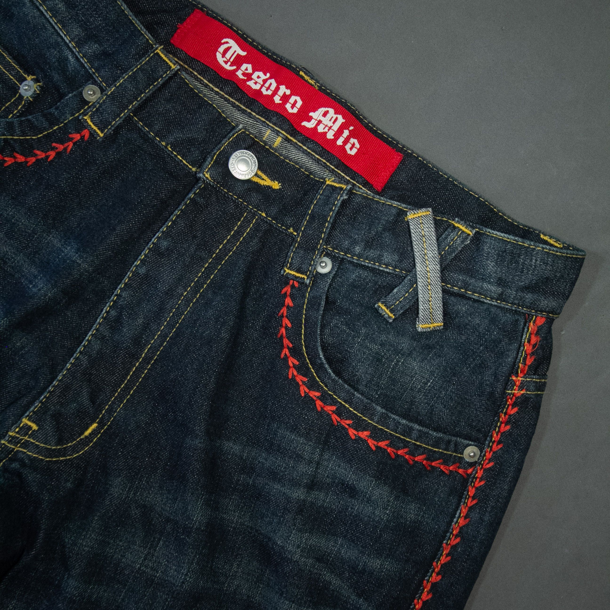 Japanese Brand Tesoro Mio Denim Size US 32 / EU 48 - 4 Thumbnail