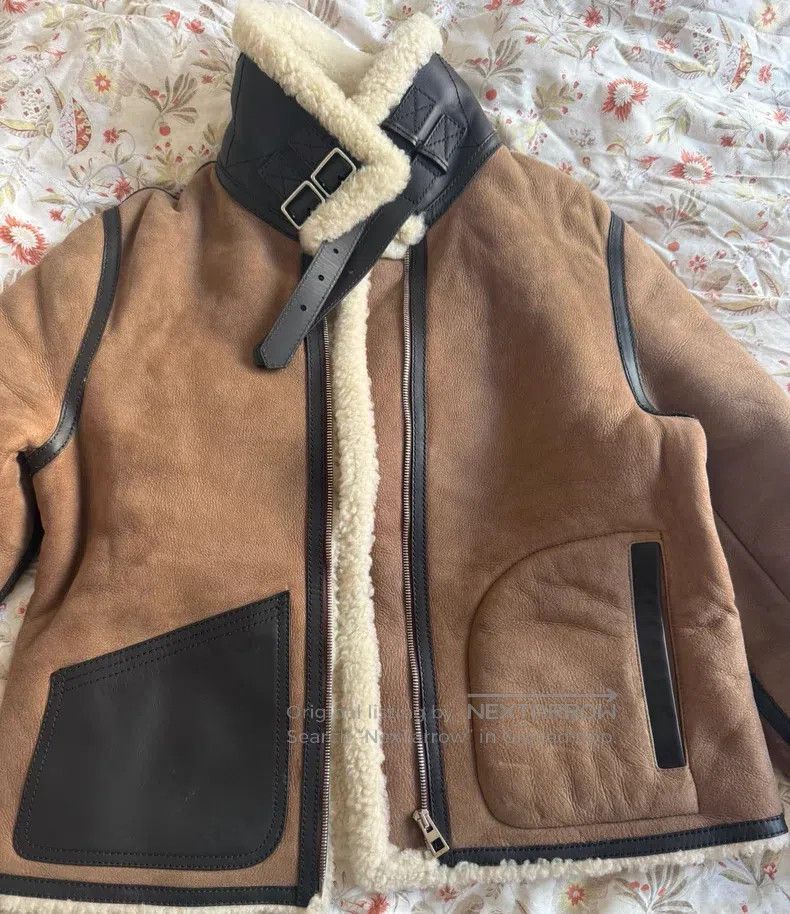 Loewe Loewe Leather and Fur Integrated Jacket Size M / US 6-8 / IT 42-44 - 1 Thumbnail
