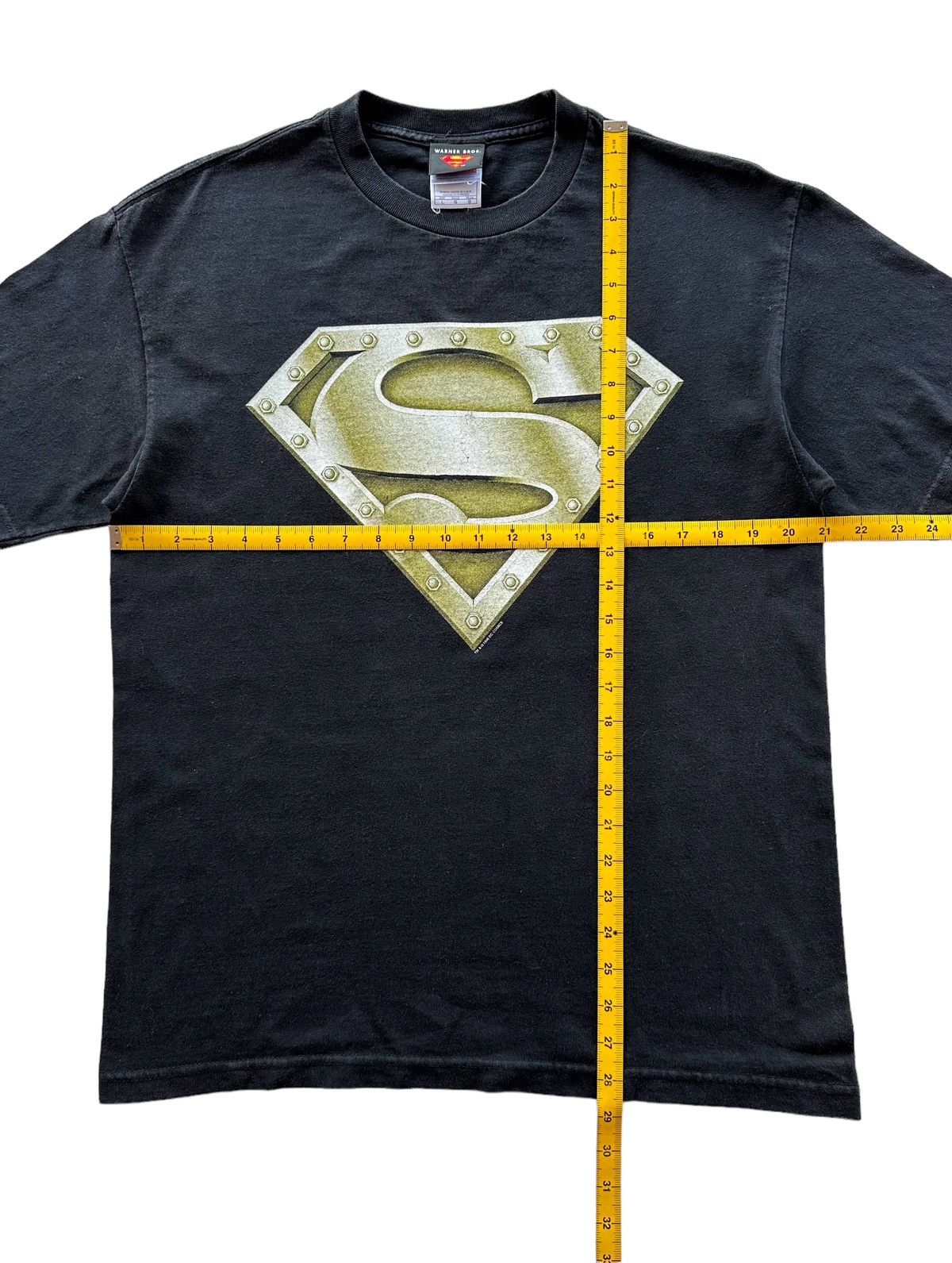 Vintage 1995 VTG Superman Warner Bros Tshirt Size US L / EU 52-54 / 3 - 7 Thumbnail