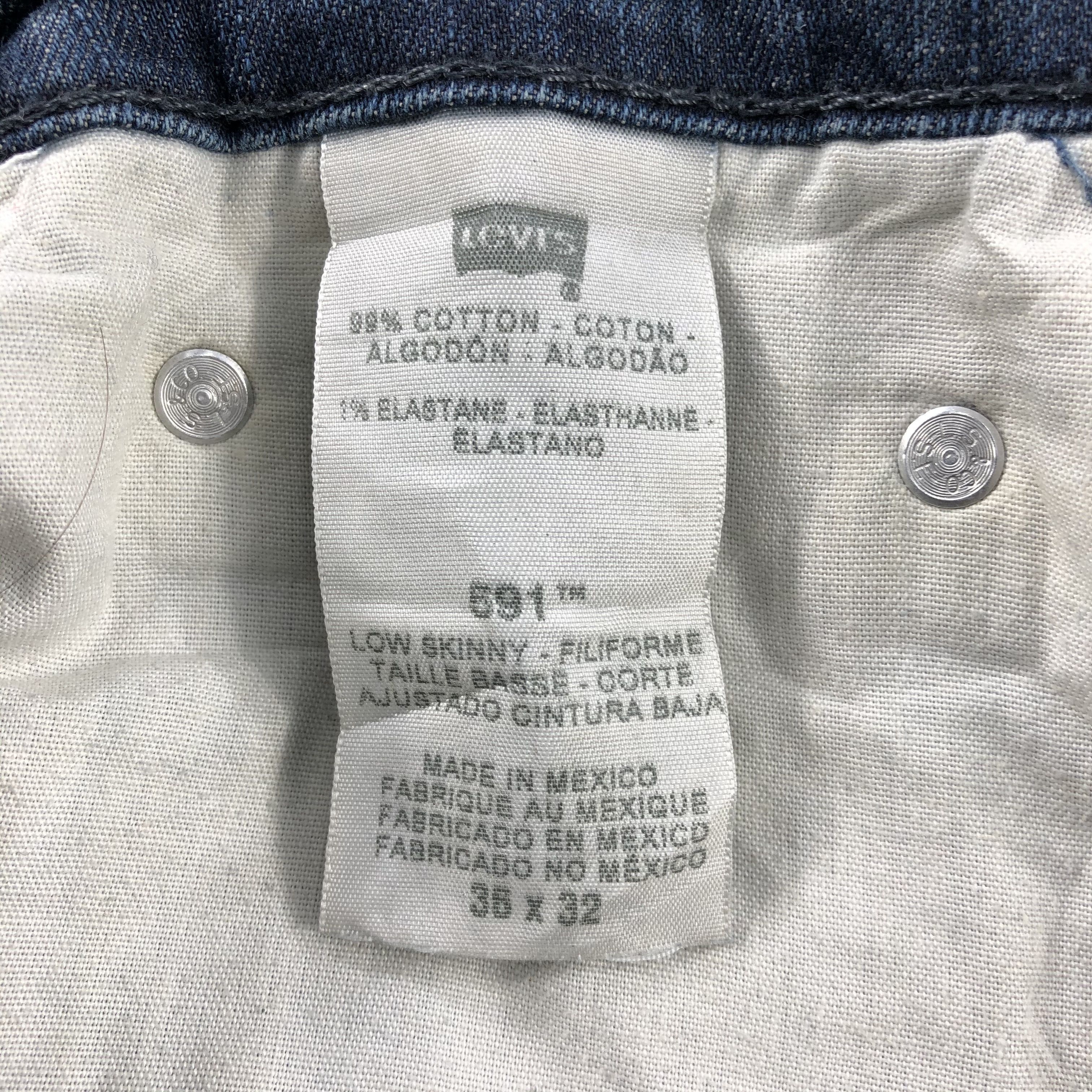 Levi's × Vintage Vintage Blue Wash Levis 591 Jeans-JM1859 Size US 40 / EU 56 - 9 Thumbnail