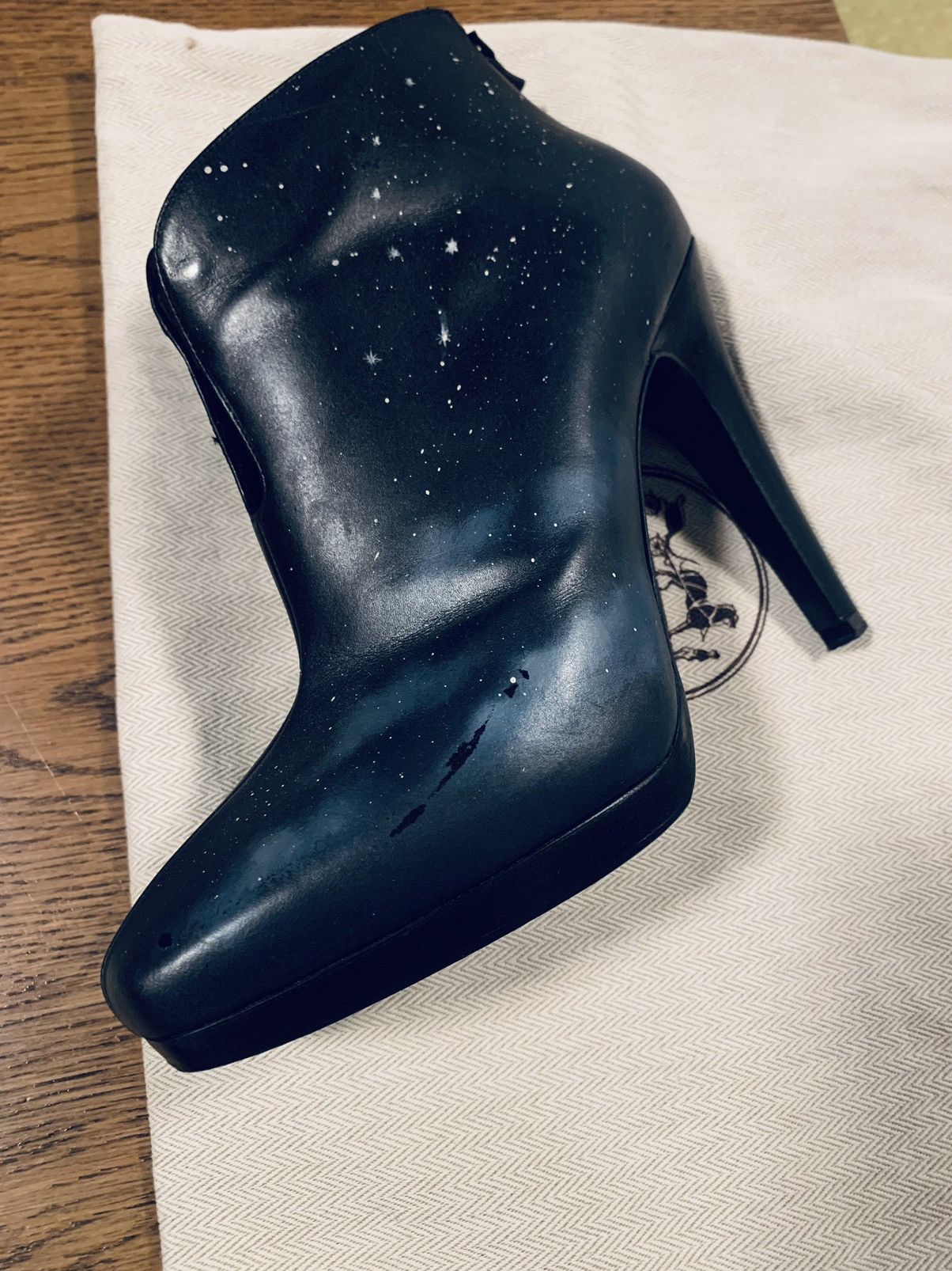 Hermes Hermès Vintage Starry Sky Ankle Boots Size US 7.5 / IT 37.5 - 7 Thumbnail