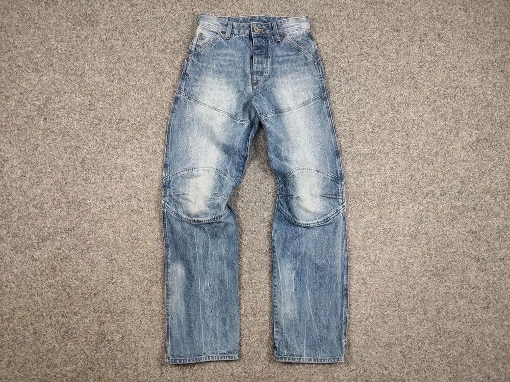 G-Star Vintage G Star Raw 5620 3d Loose Washed Blue Denim Jeans Size US 28 / EU 44 - 5 Thumbnail