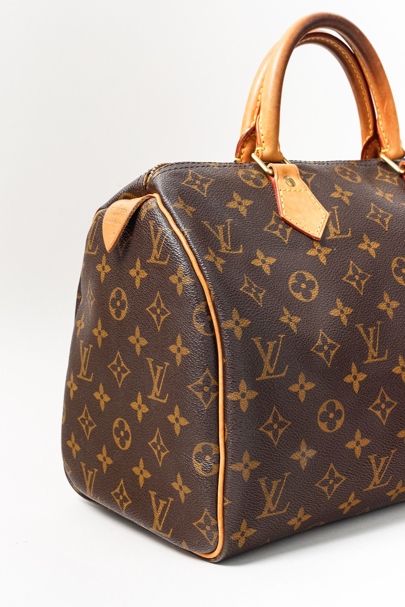 Louis Vuitton Louis Vuitton Speedy 30 Brown Monogram Double Handle Bag Size ONE SIZE - 8 Thumbnail