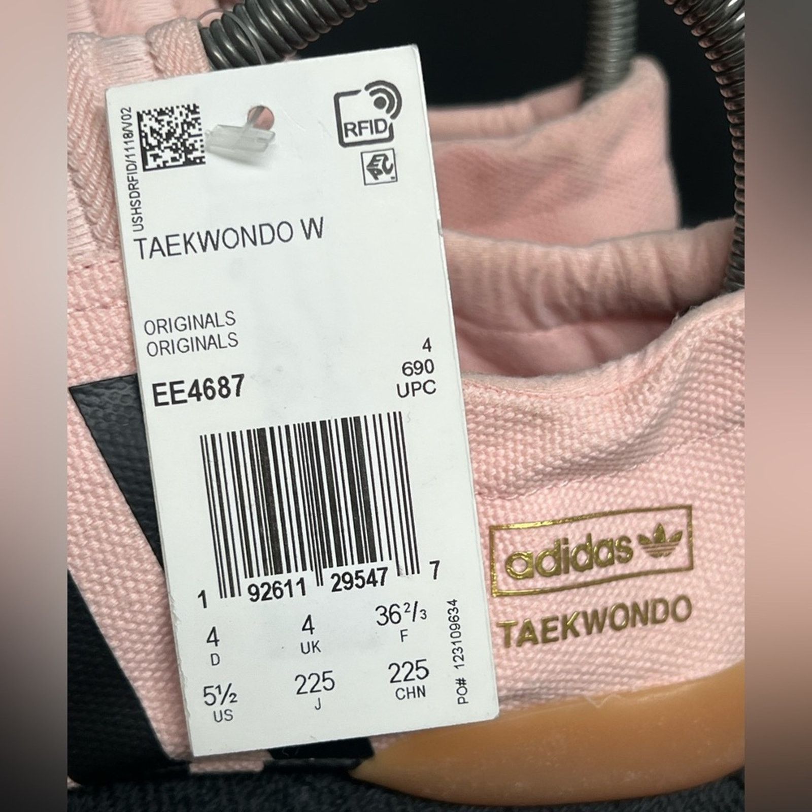Adidas adidas Taekwondo 'Icey Pink Core Black' Women’s NWT RARE Size US 5.5 / IT 35.5 - 5 Thumbnail
