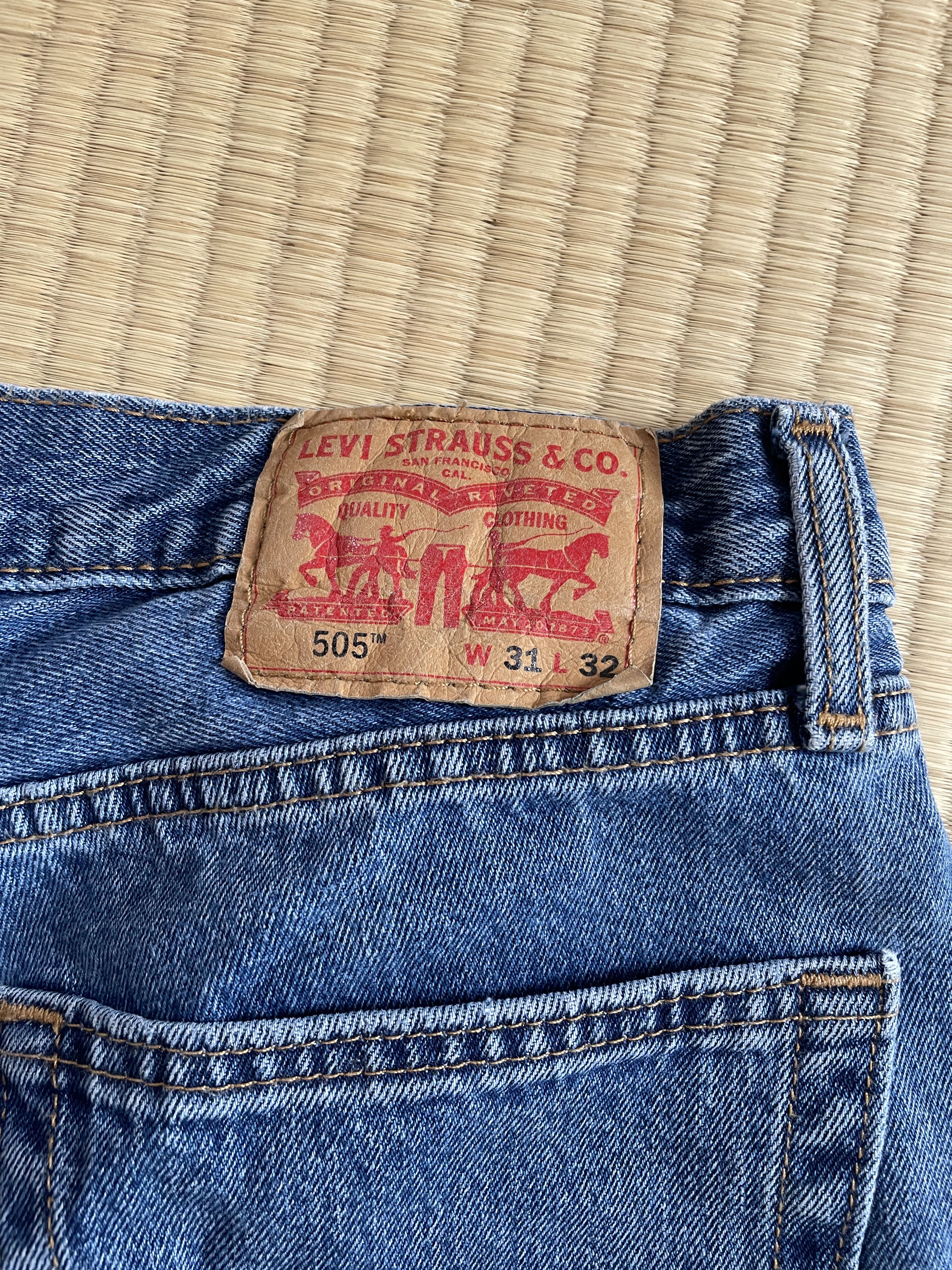 Levi's Levi's 505 W31 L32 Blue Jeans Size US 31 - 1 Thumbnail