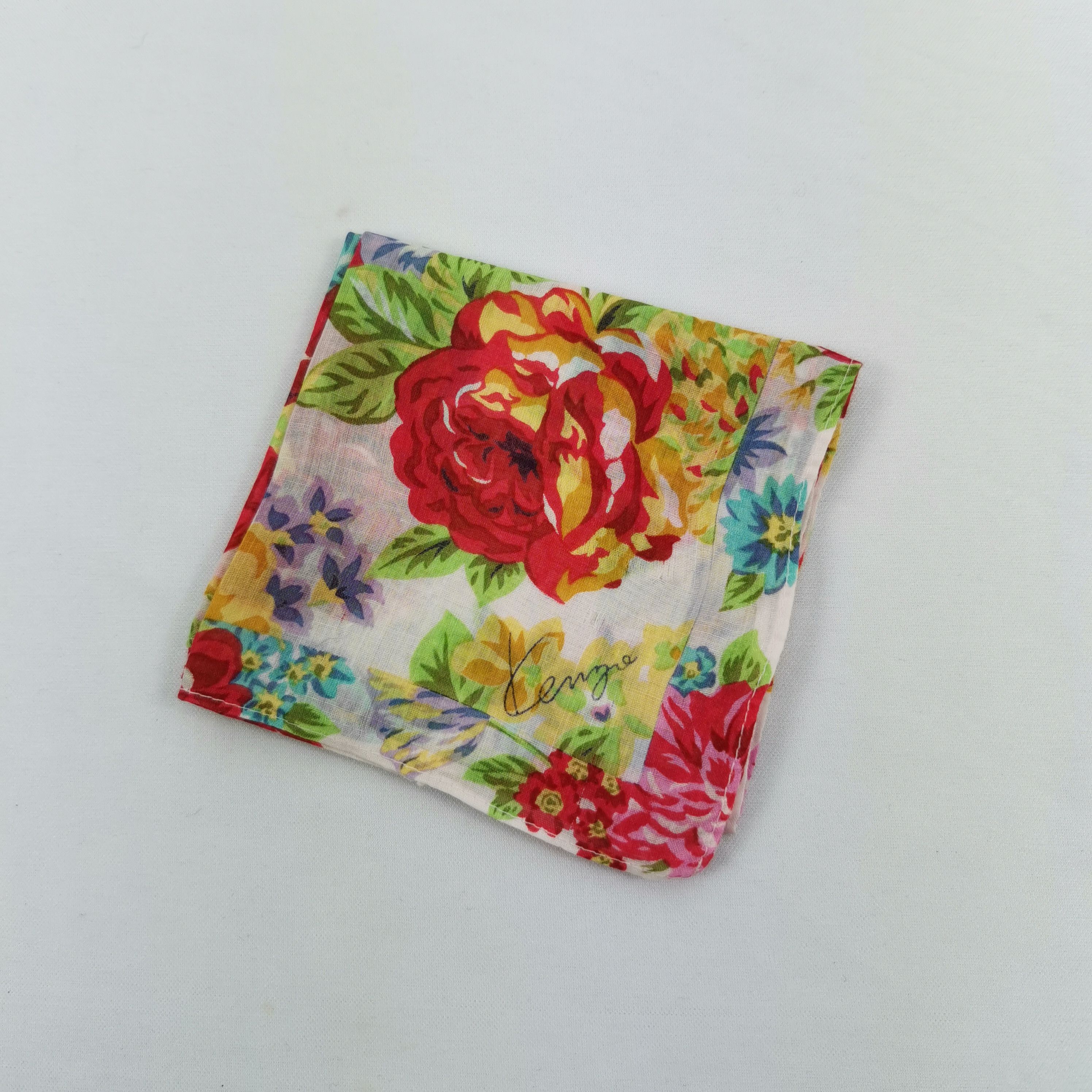 Japanese Brand Vintage Kenzo Handkerchief Neckerchief Bandana Size ONE SIZE - 4 Thumbnail
