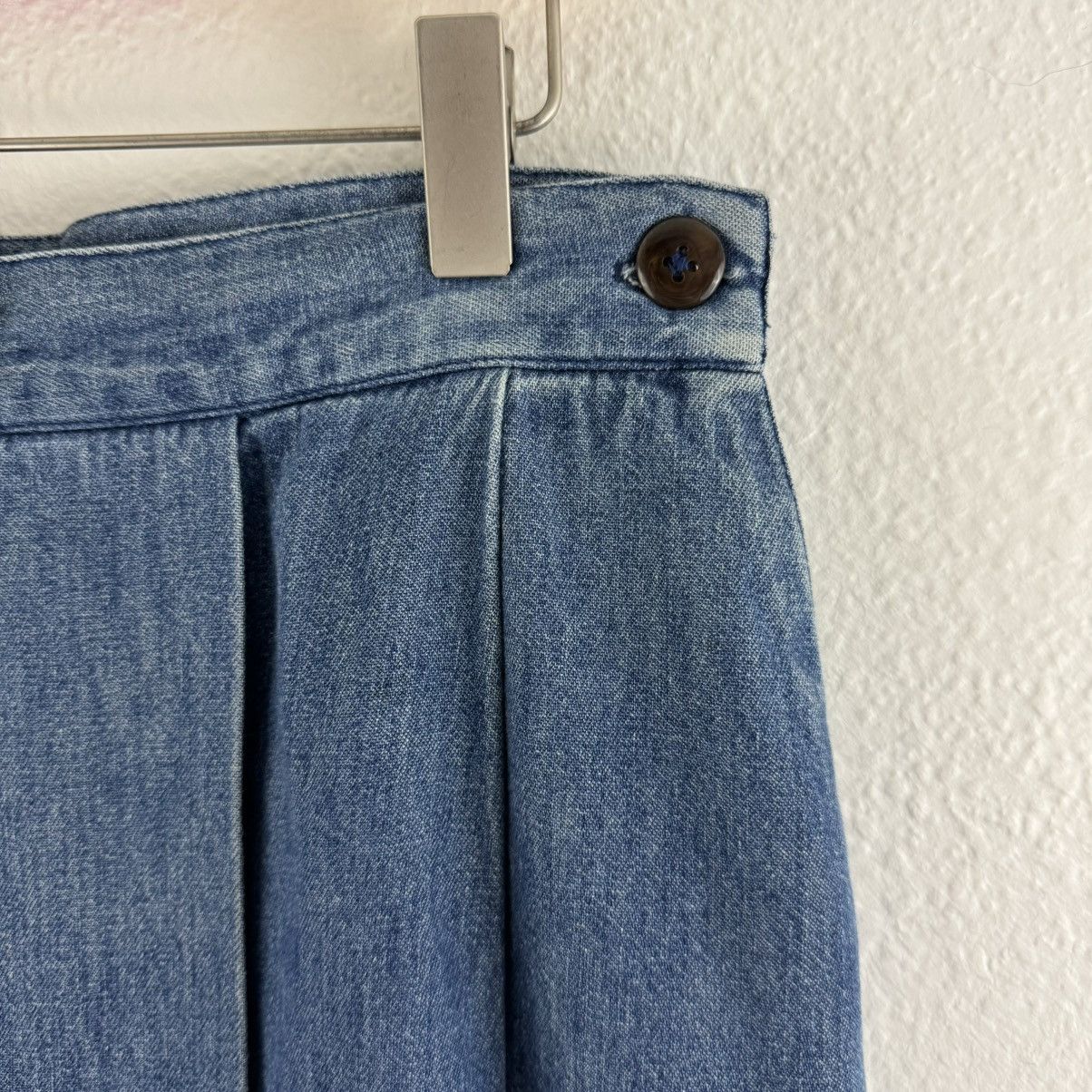 Lands' End LANDS END Vintage Dark Wash Denim Jean Western Midi Skirt Size 30" / US 8 / IT 44 - 5 Thumbnail