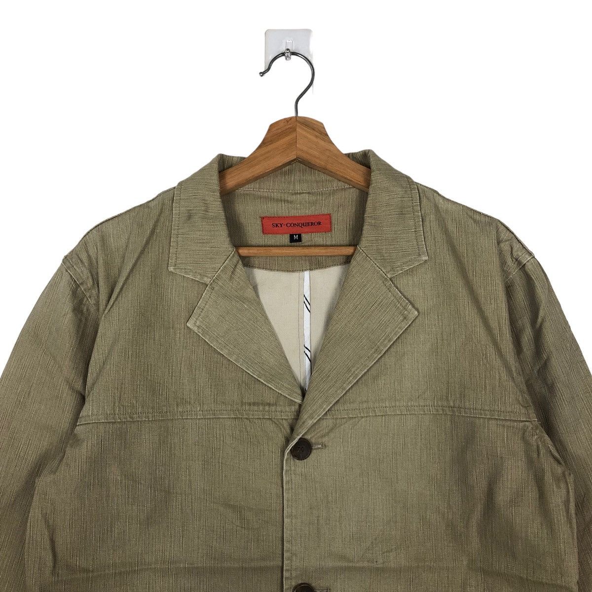 Japanese Brand 🔥90’s HIKORY CHORE JACKET SKY-CONQUEROD JAPAN MADE Size US M / EU 48-50 / 2 - 3 Thumbnail