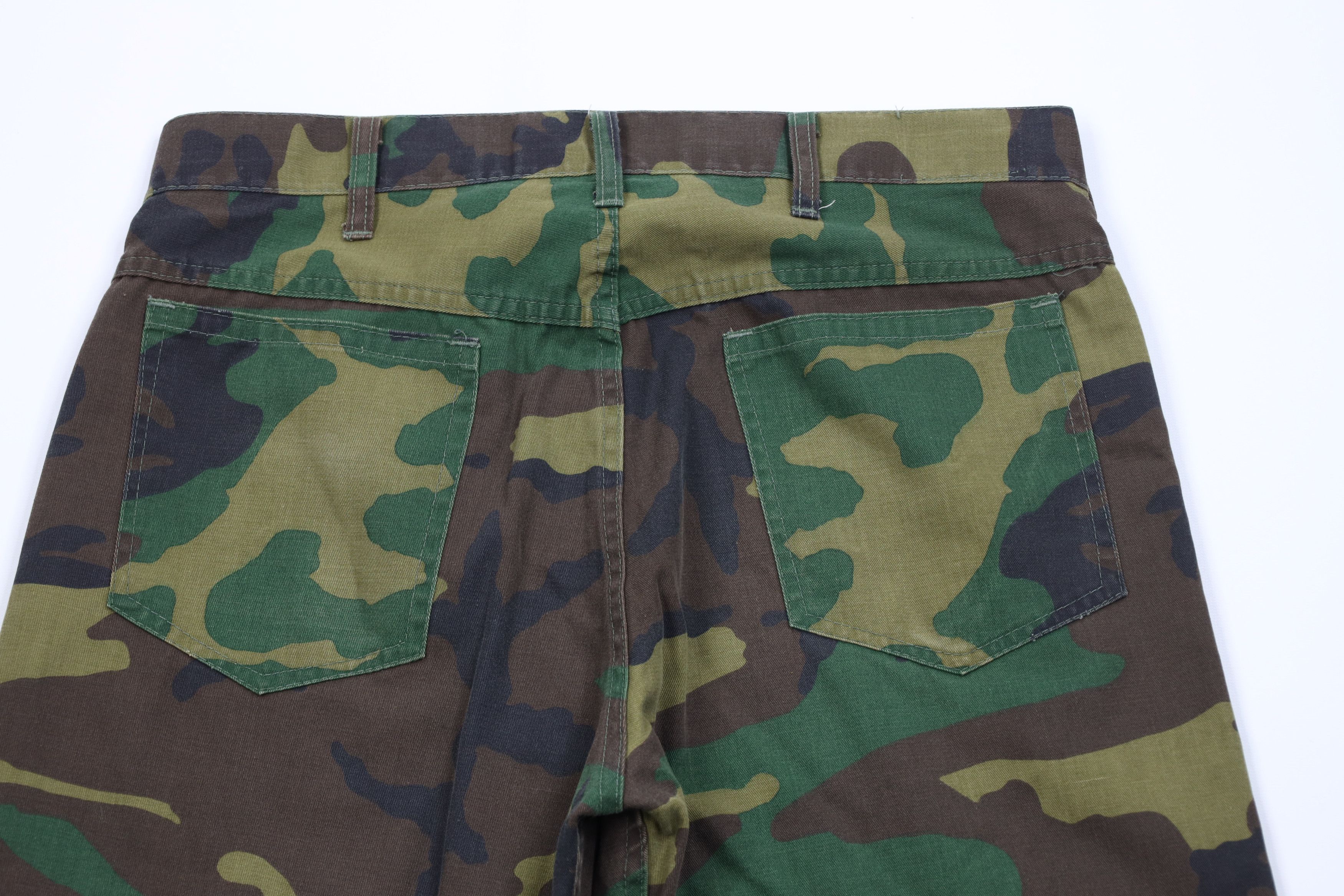Vintage Vintage 70s Streetwear Camouflage Utility Pants Trousers USA Size US 36 / EU 52 - 11 Thumbnail