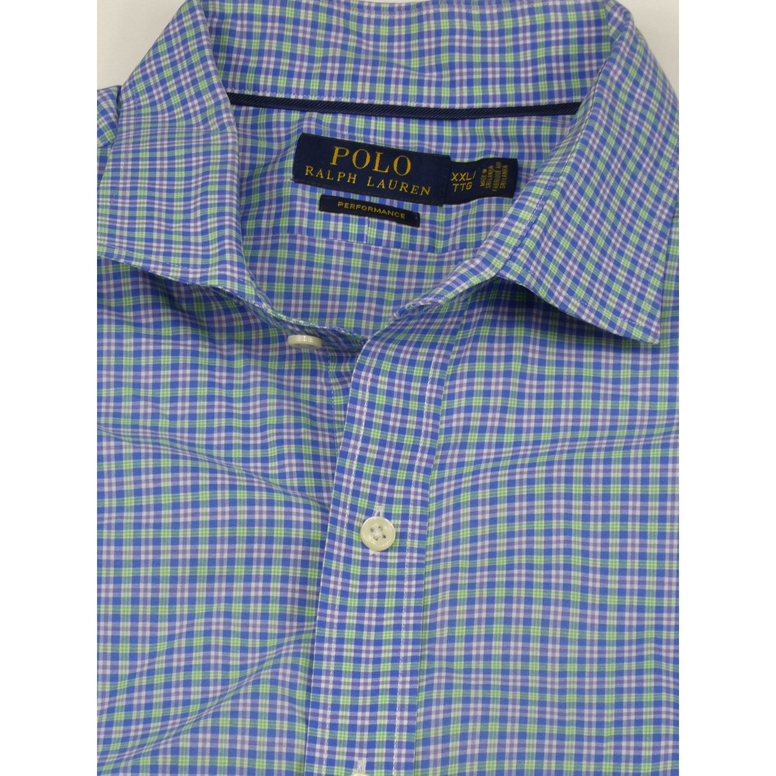 Polo Ralph Lauren Polo Ralph Lauren shirt, plaid print, performance, XXL, blue Size US XXL / EU 58 / 5 - 2 Thumbnail