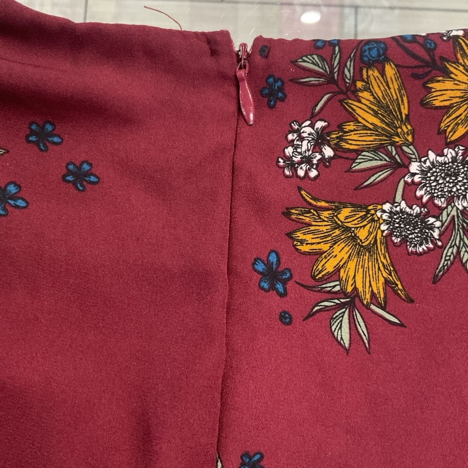 Vintage Dee Elly Floral Wrap Dress Size L / US 10 / IT 46 - 4 Thumbnail