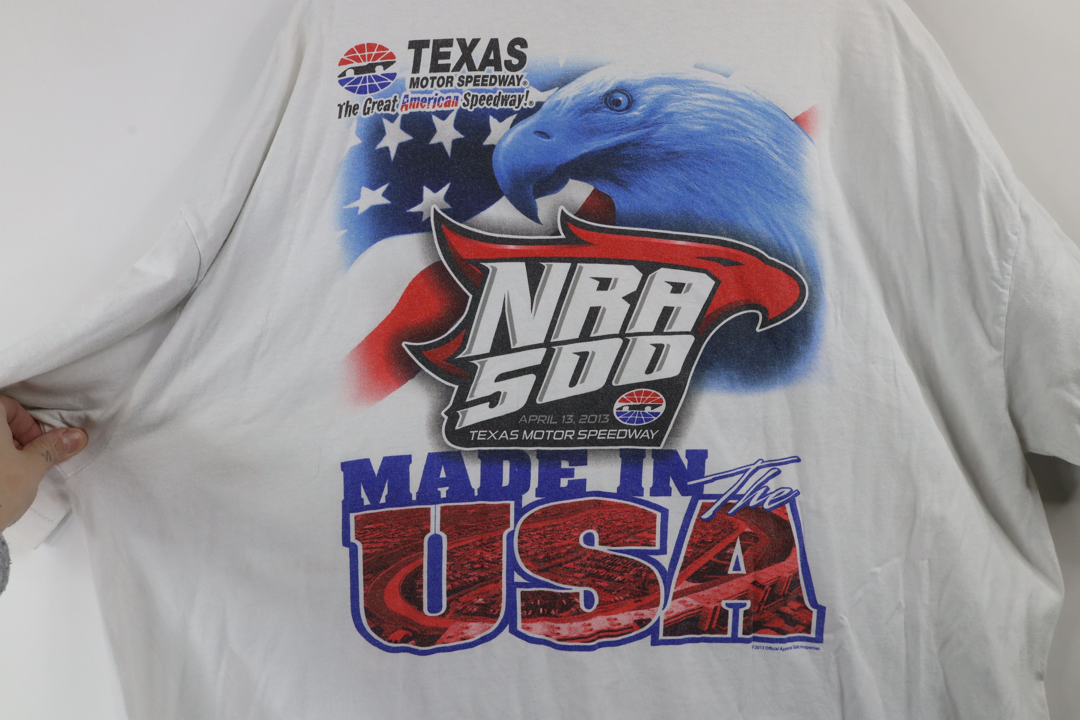 Vintage Vintage Y2K 2013 NRA 500 Texas Motor Speedway T-Shirt USA Size US XXL / EU 58 / 5 - 12 Thumbnail