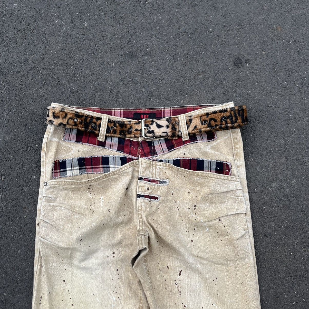 Japanese Brand Y2K Studded Denim Pants ILDF Size US 29 - 2 Thumbnail