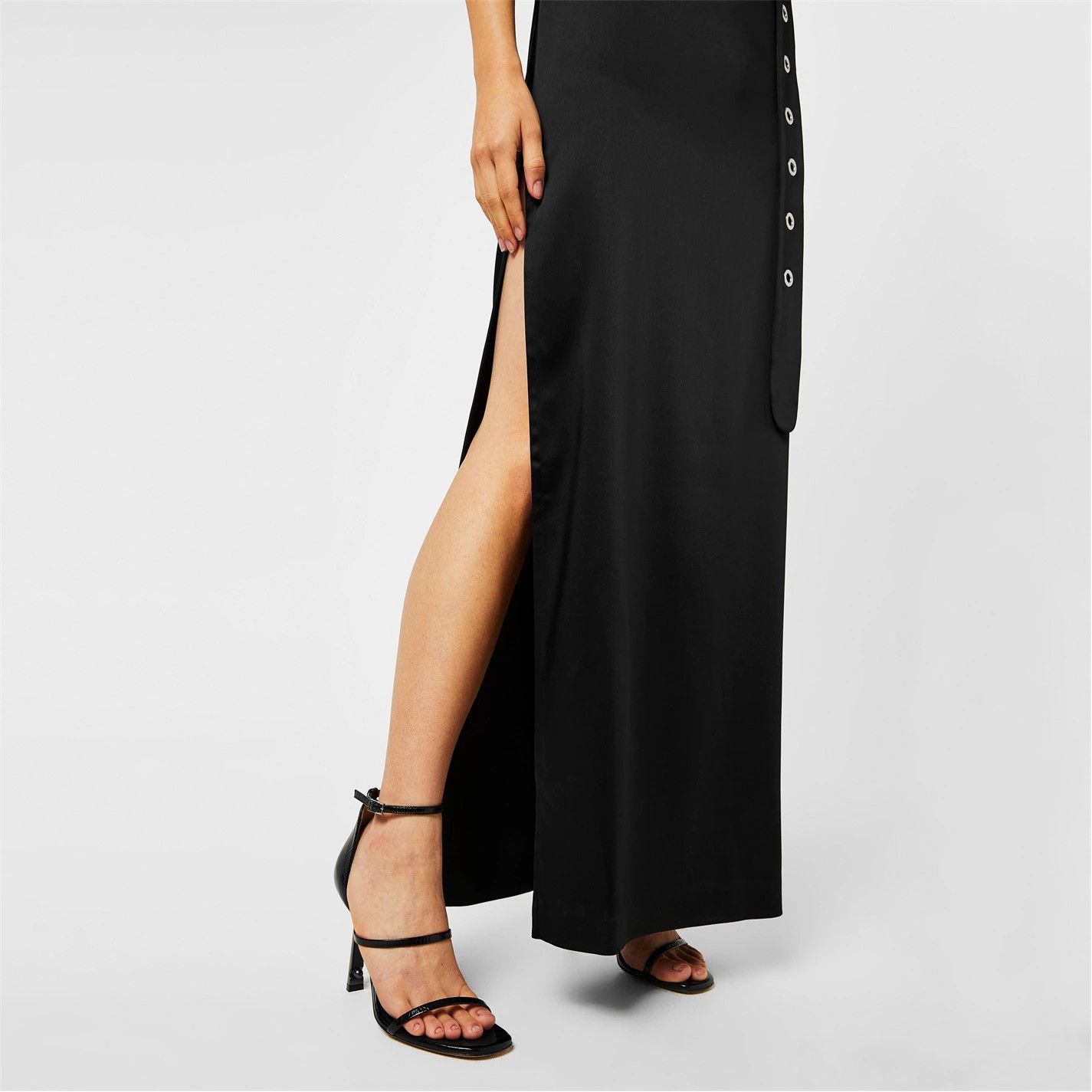 Off-White o1g2r1mq0125 Lollipop Leather Sandals in Black Size US 9 / IT 39 - 6 Thumbnail