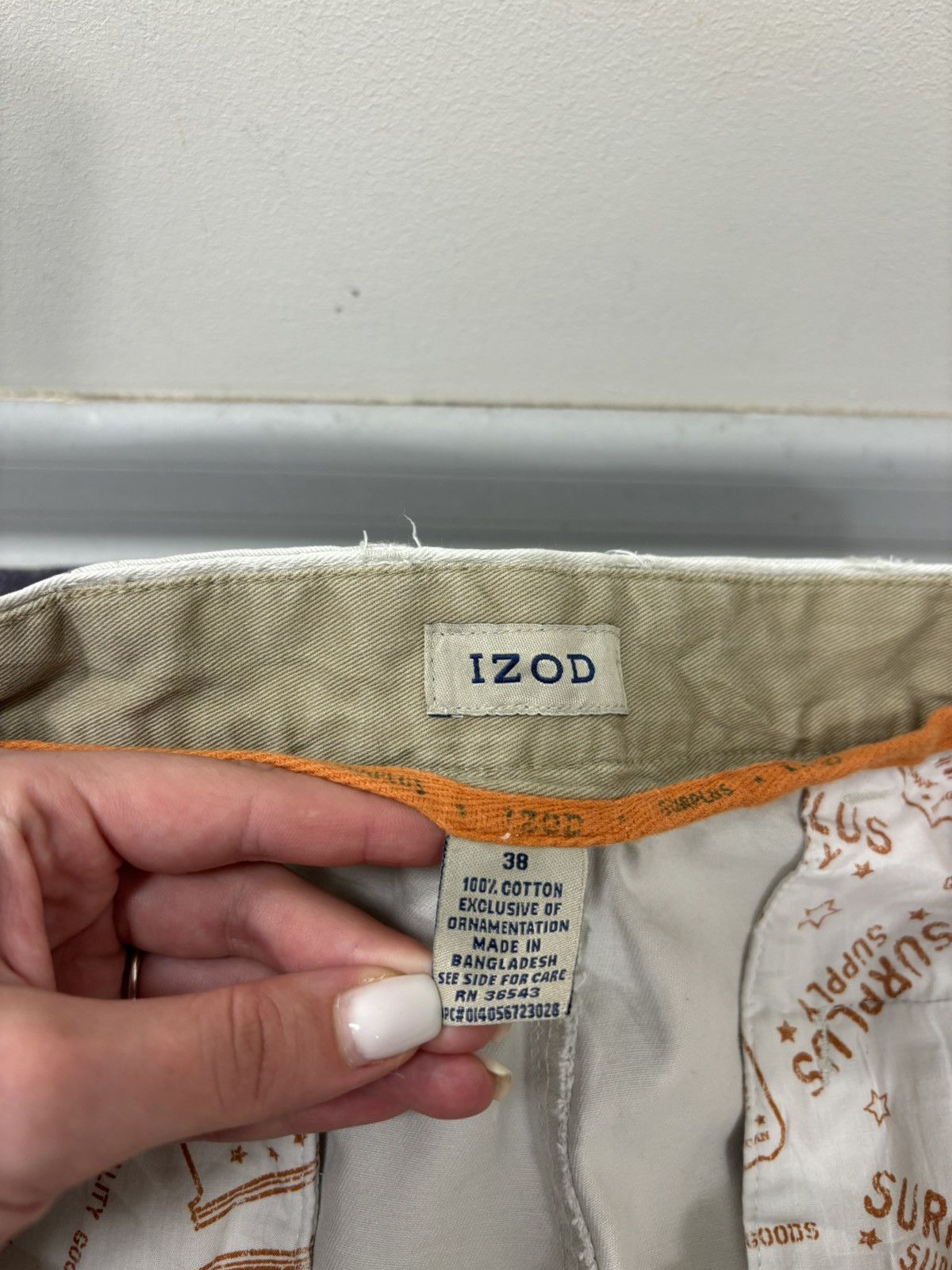 Izod Vintage Izod 2000s Wide Leg Skate Hype Baggy Cargo Shorts Size US 38 / EU 54 - 12 Thumbnail