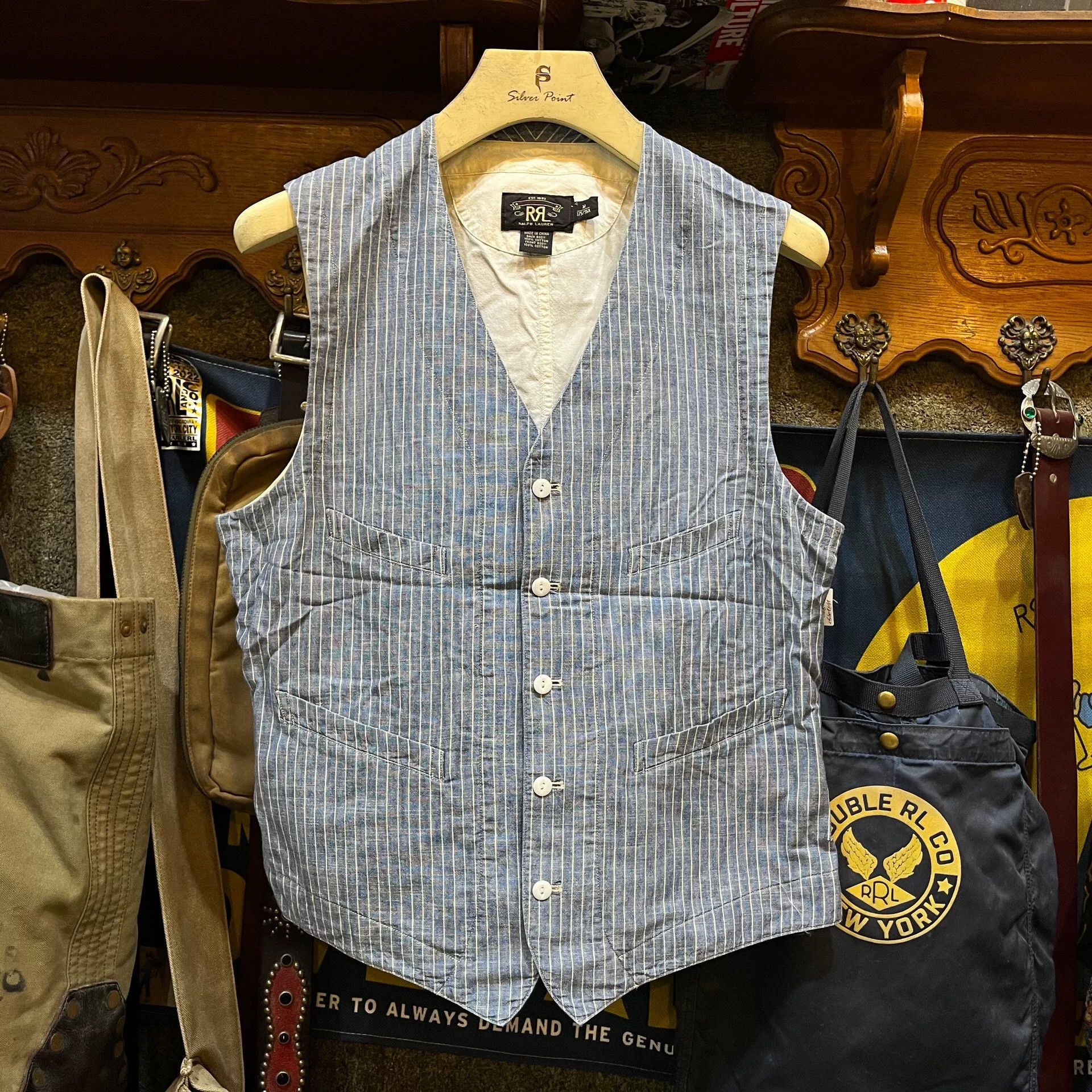 RRL Ralph Lauren RRL Striped Vest Size US M / EU 48-50 / 2 - 1 Thumbnail