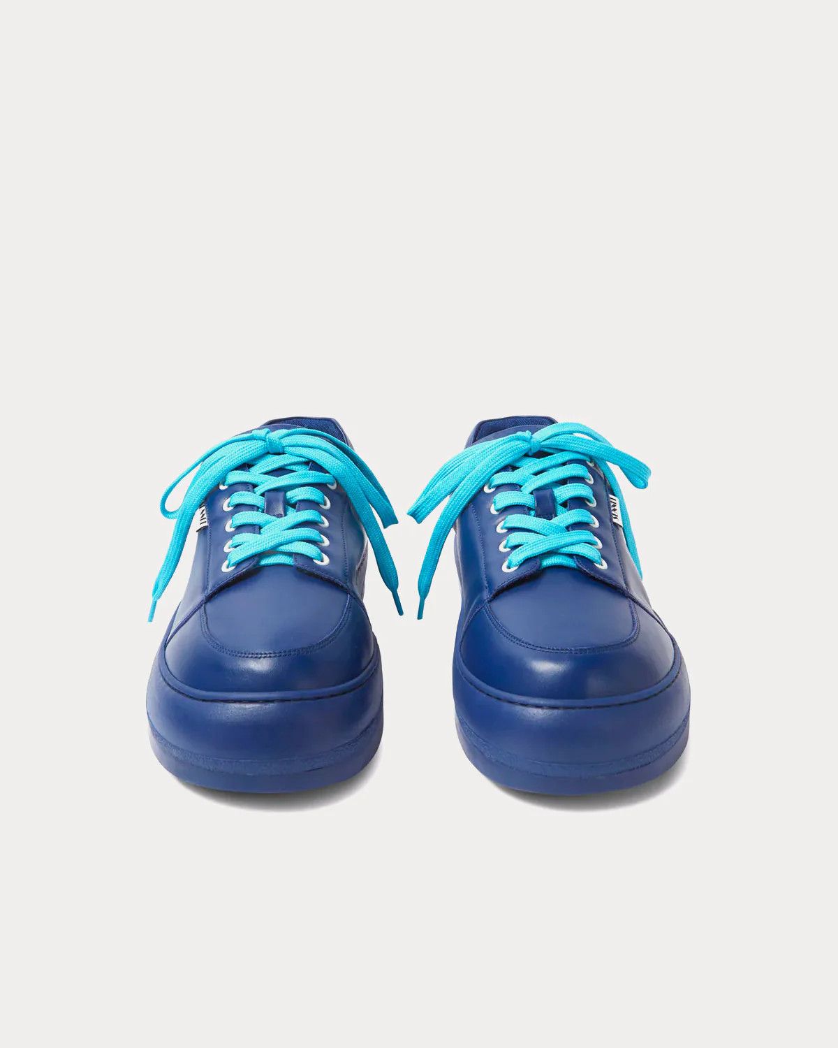 Sunnei o1mle0925 Unisex Dreamy Leather Shoes in Blue Size US 8 / EU 41 - 3 Thumbnail