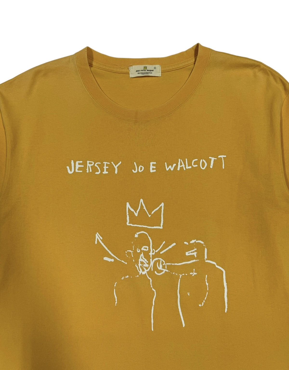 Jean-Michel Basquiat × Vintage Vtg🔥Y2k Jean-Michel Basquiat Jersey Joe Walcott Art Tee Size US L / EU 52-54 / 3 - 4 Thumbnail
