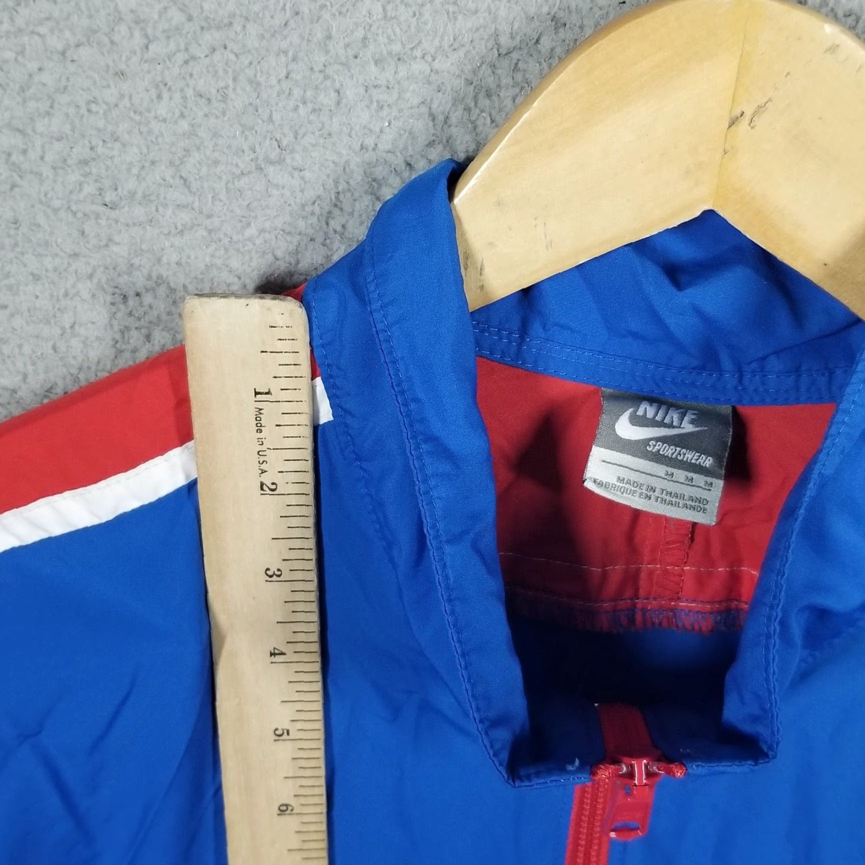 Nike Nike Sportswear Men Medium Kangaroo Packable 1/2 Zip Windbreaker Jacket Size US M / EU 48-50 / 2 - 4 Thumbnail